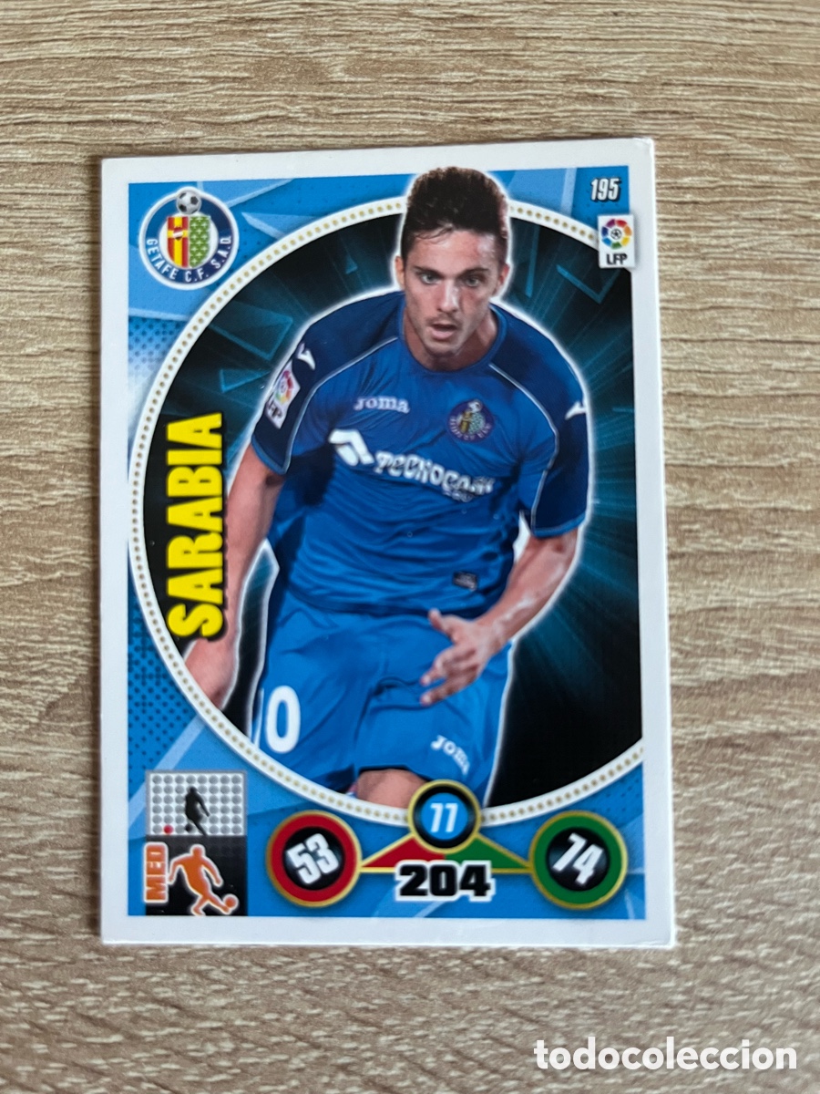 Cromos de f&uacute;tbol: 195 SARABIA ADRENALYN 2014 2015 14 15 GETAFE