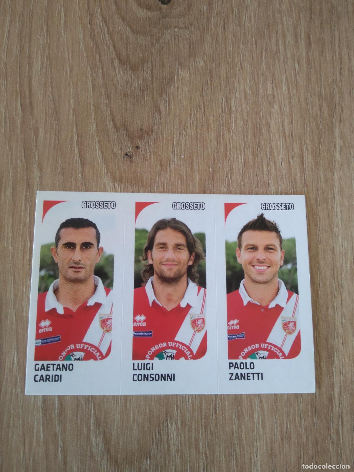 Cromos de f&uacute;tbol: 538 CARIDI CONSONNI ZANETTI GROSSETO CROMO FUTBOL PANINI LIGA ITALIA 2011-2012 CALCIATORI 11-12