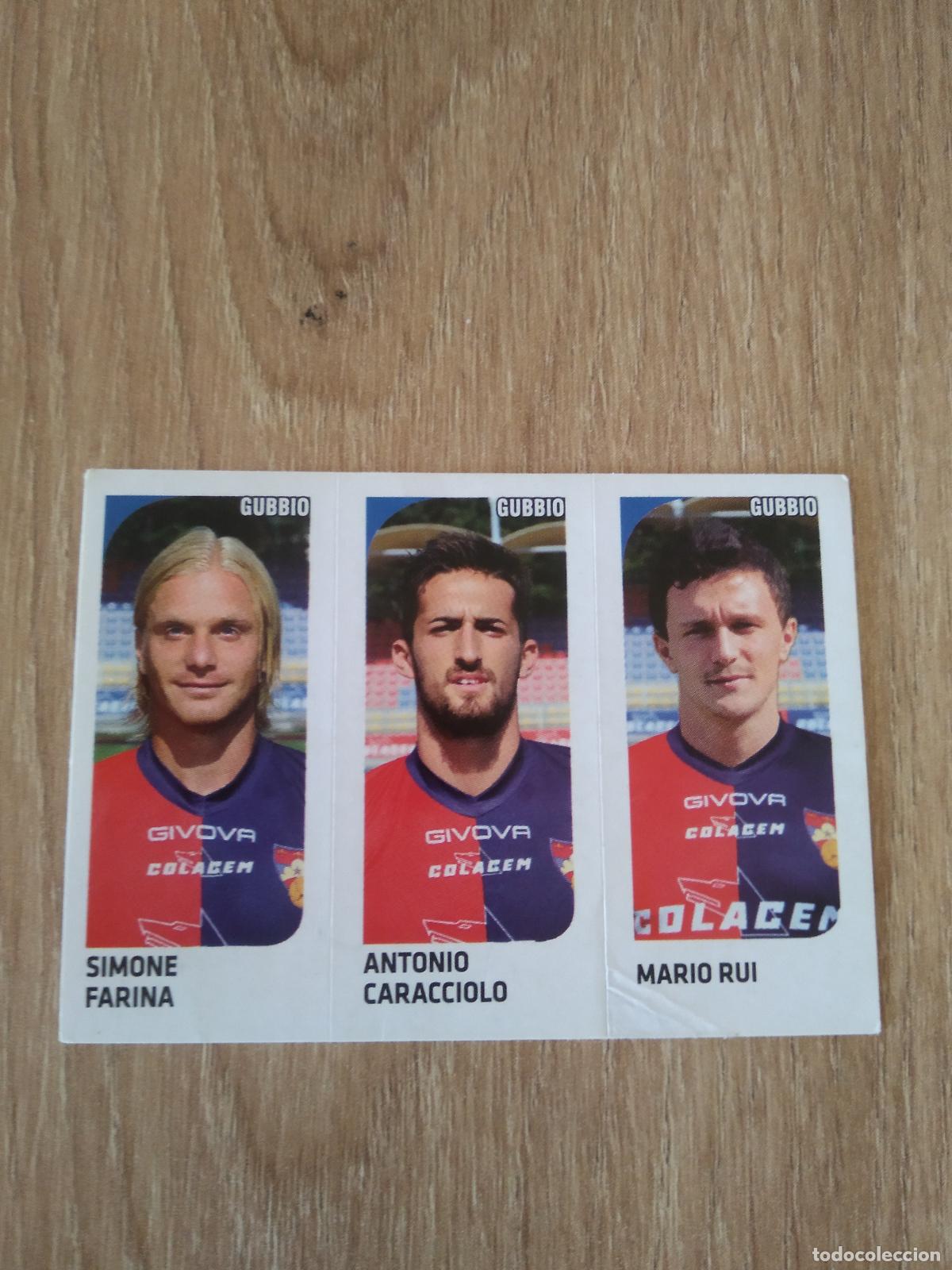 Cromos de f&uacute;tbol: 545 FARINA CARACCIOLO MARIO RUI GUBBIO CROMO FUTBOL PANINI LIGA ITALIA 2011-2012 CALCIATORI 11-12