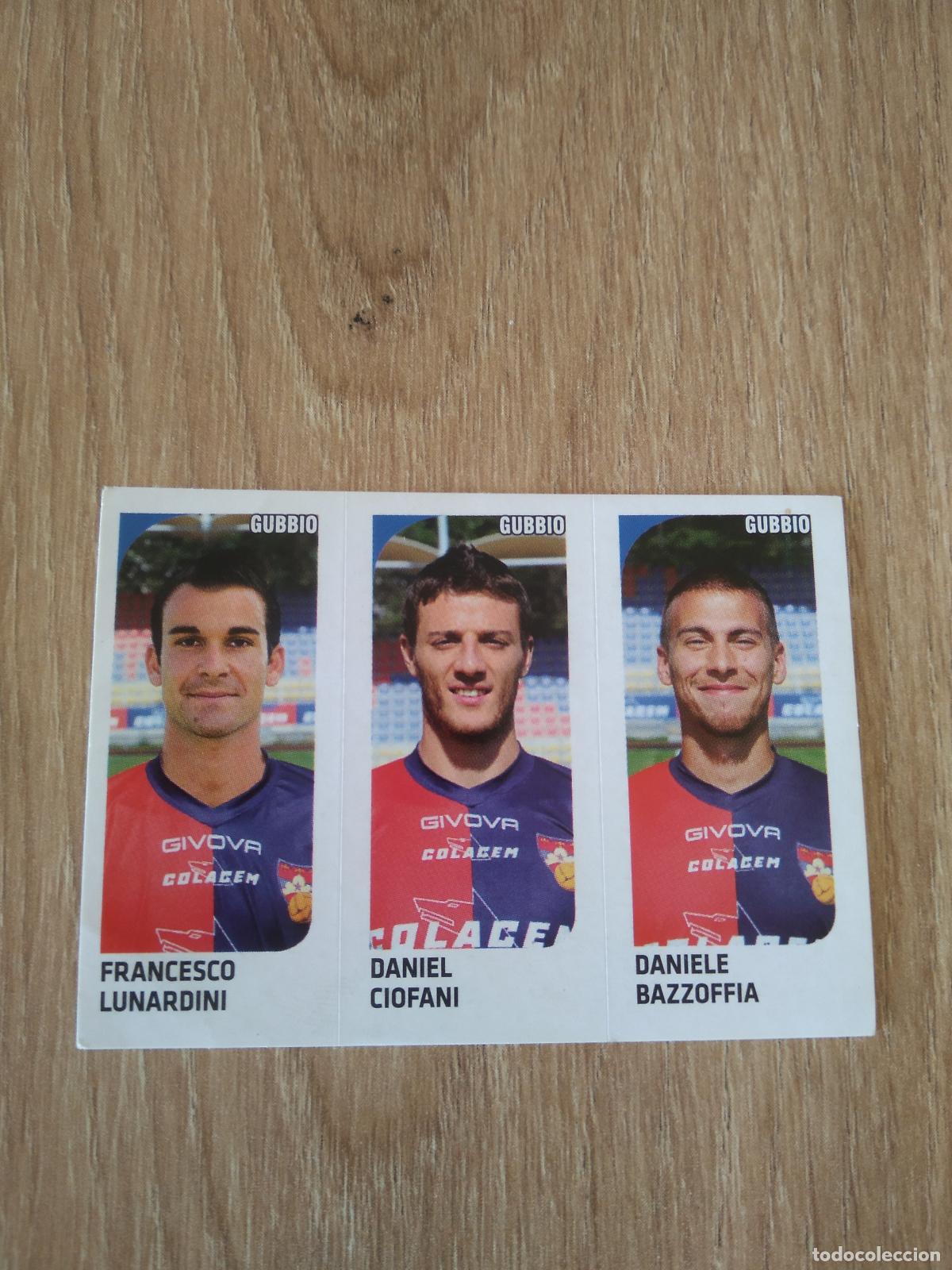 Cromos de f&uacute;tbol: 547 LUNARDINI CIOFANI BAZZOFFIA GUBBIO CROMO FUTBOL PANINI LIGA ITALIA 2011-2012 CALCIATORI 11-12