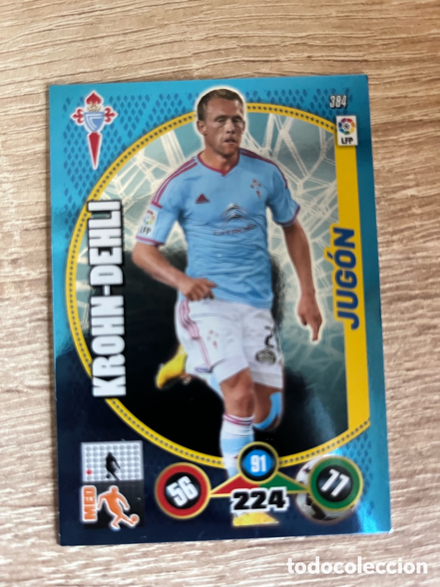 Cromos de f&uacute;tbol: 384 KROHN- DEHLI JUG&Oacute;N ADRENALYN 2014 2015 14 15 CELTA DE VIGO