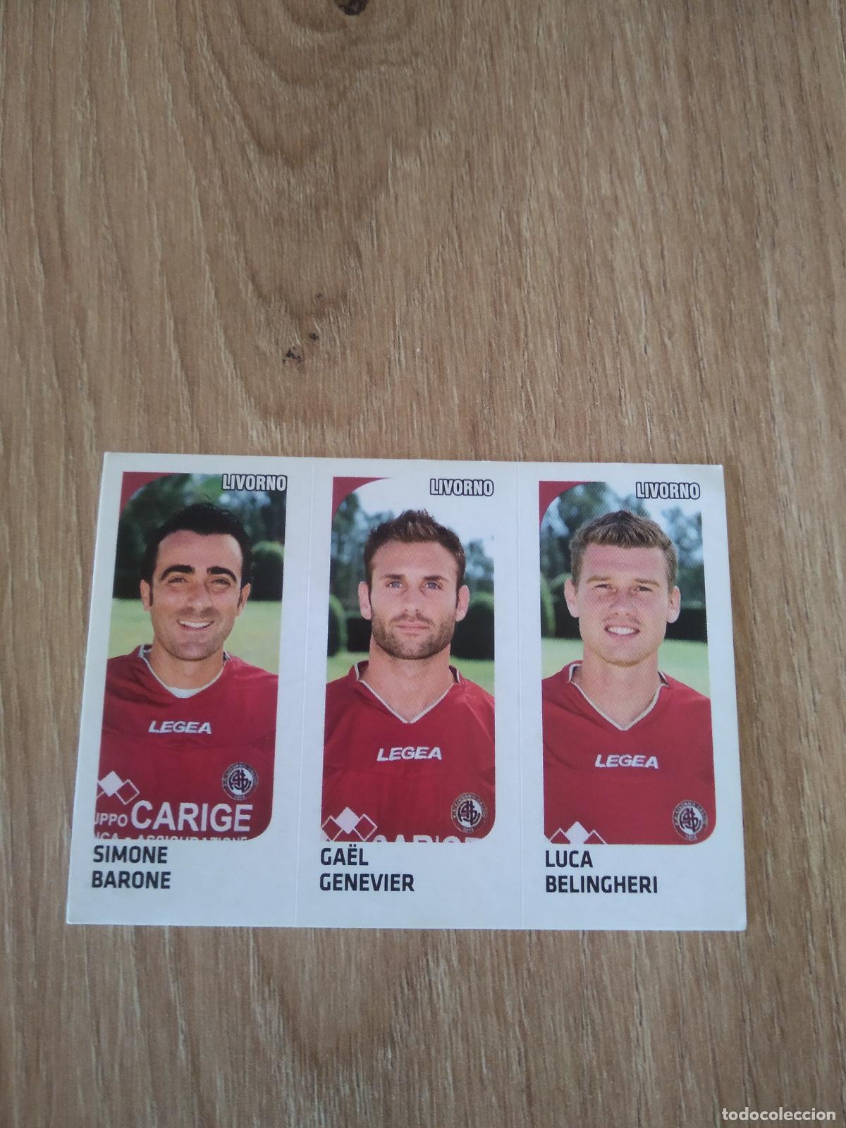 Figurine di Calcio: 561 BARONE GENEVIER BELINGHERI LIVORNO CROMO FUTBOL PANINI LIGA ITALIA 2011-2012 CALCIATORI 11-12