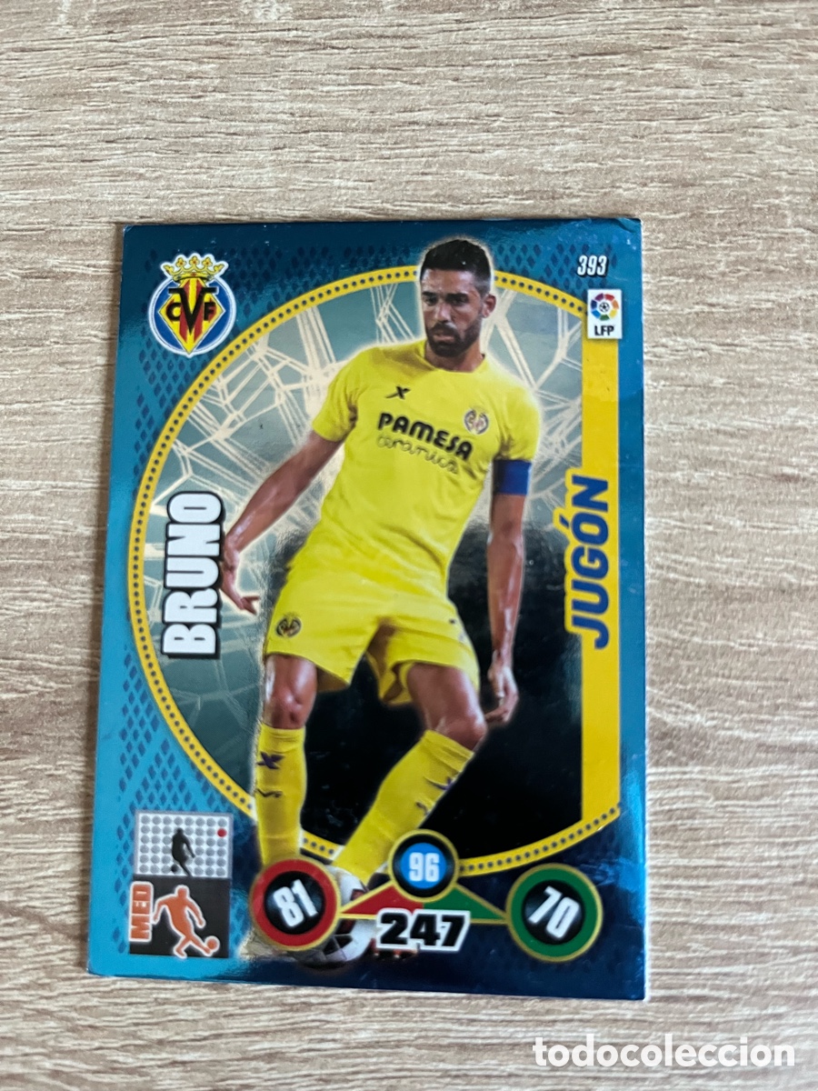 Figurine di Calcio: 393 BRUNO JUG&Oacute;N ADRENALYN 2014 2015 14 15 VILLARREAL