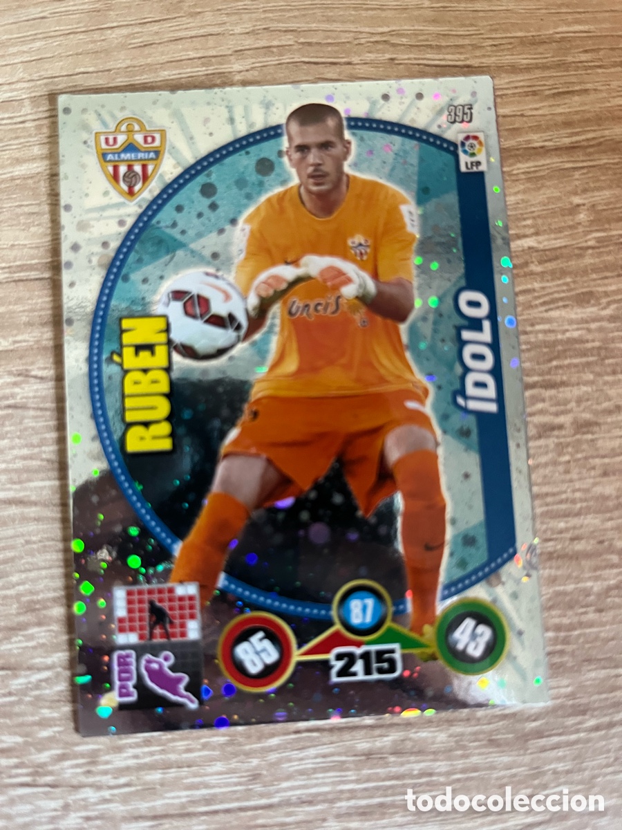 Figurine di Calcio: 395 RUB&Eacute;N &Iacute;DOLO ADRENALYN 2014 2015 14 15 ALMER&Iacute;A