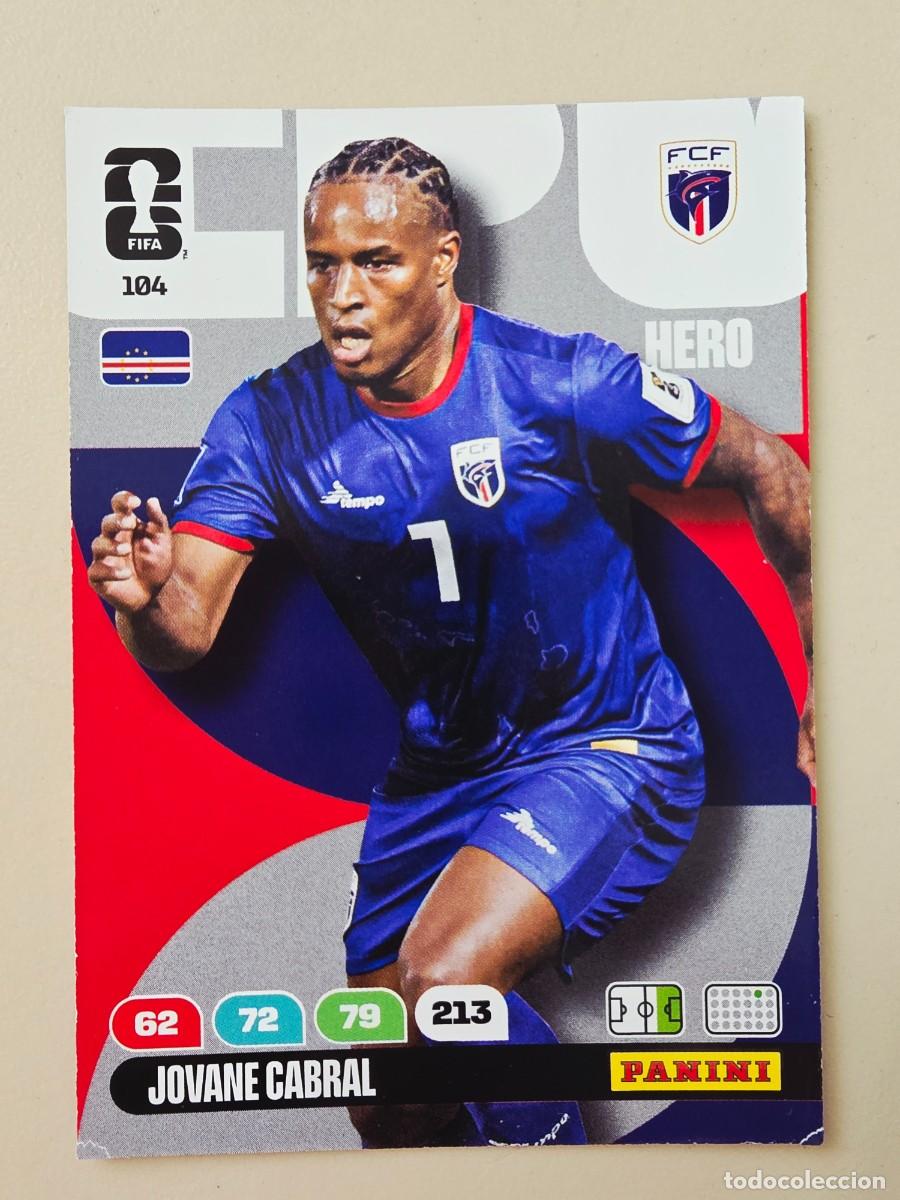 Cromos de f&uacute;tbol: 104 Jovane Cabral, Hero, Cabo Verde, Adrenalyn XL Fifa World Cup 2026 Mundial 26