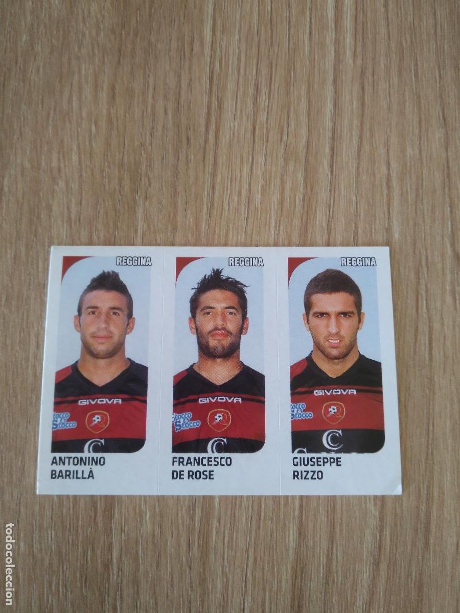 Cromos de f&uacute;tbol: 598 BARILLA DE ROSE RIZZO REGGINA CROMO FUTBOL PANINI LIGA ITALIA 2011-2012 CALCIATORI 11-12