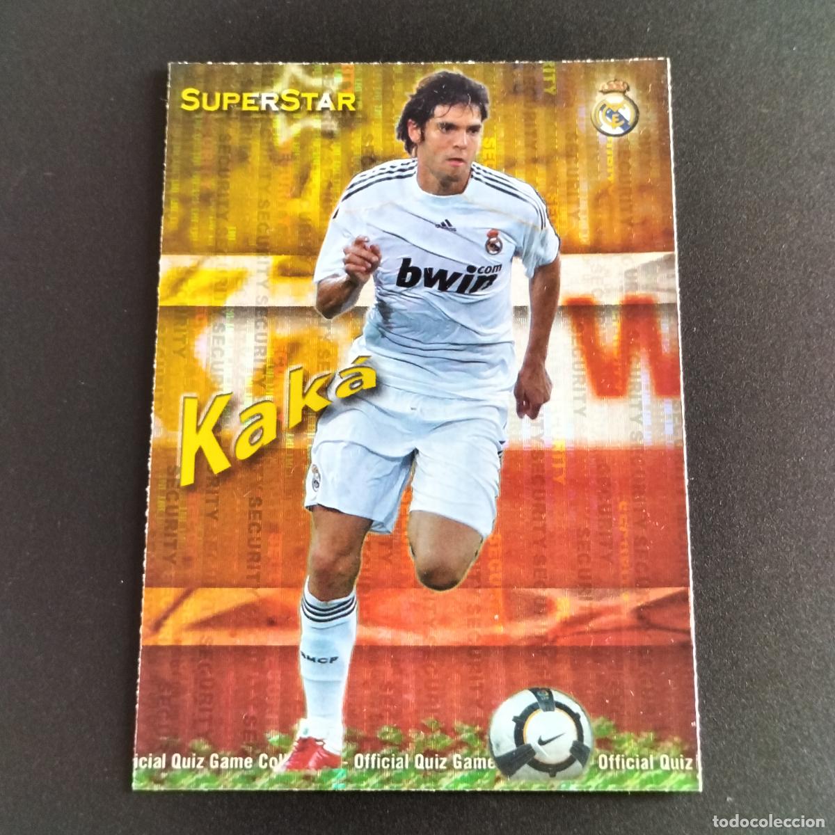 Cromos de f&uacute;tbol: 51 KAKA SUPERSTAR SECURITY REAL MADRID CROMOS ALBUM MUNDICROMO LIGA QUIZ GAME 2009-2010 09-10