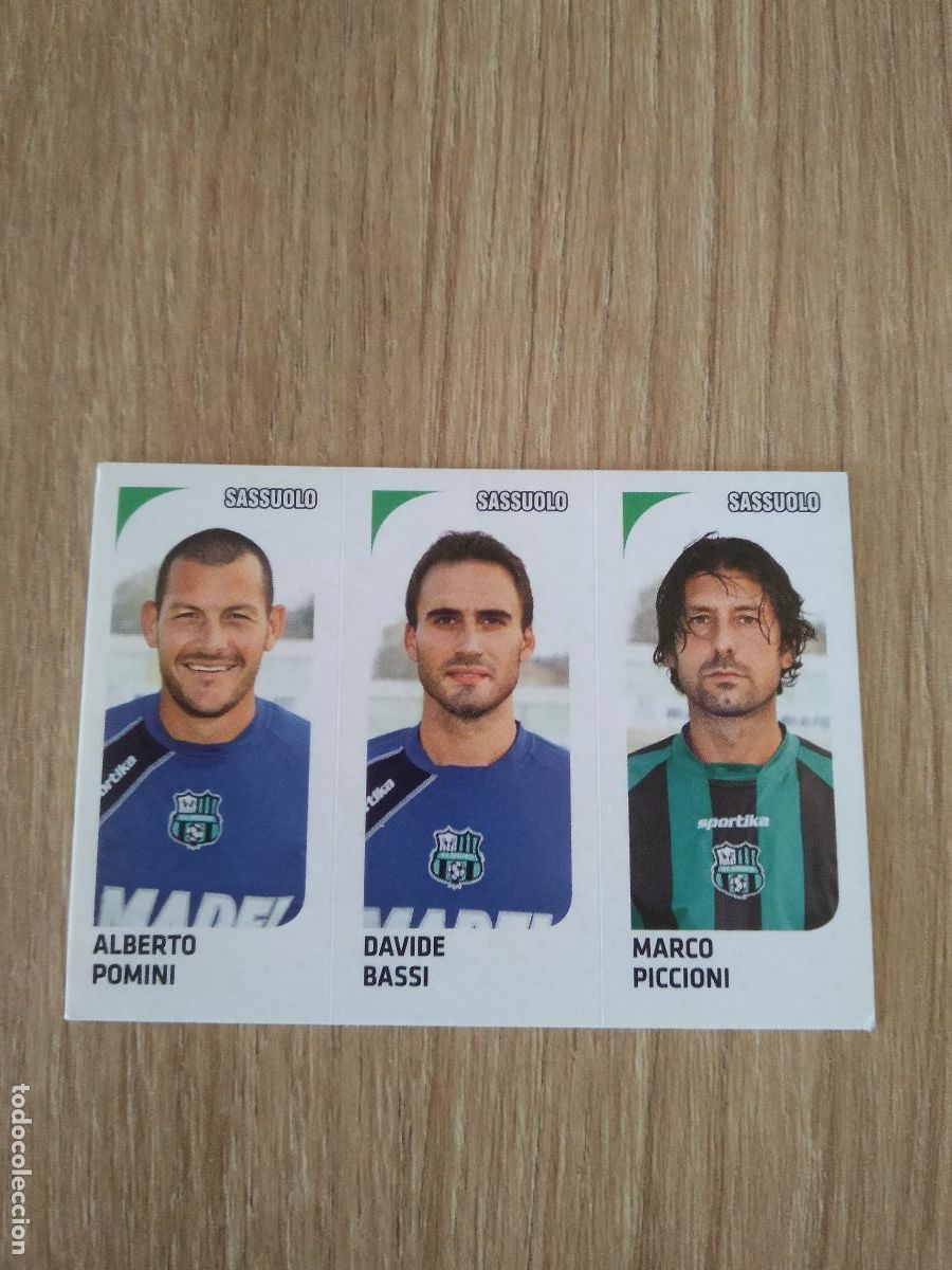Cromos de f&uacute;tbol: 610 POMINI BASSI PICCIONI SASSUOLO CROMO FUTBOL PANINI LIGA ITALIA 2011-2012 CALCIATORI 11-12