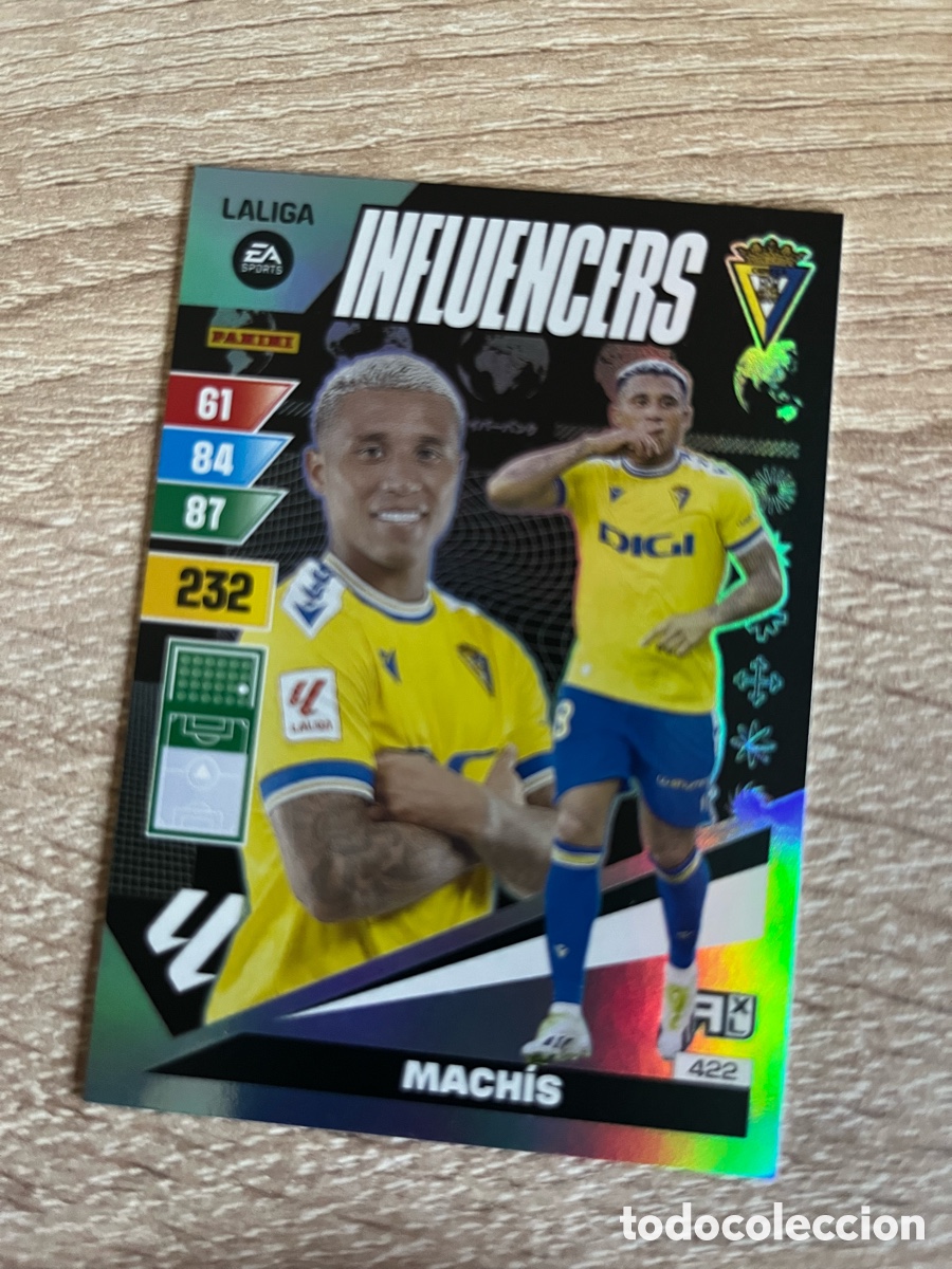 Cromos de f&uacute;tbol: 422 MACH&Iacute;S INFLUENCERS ADRENALYN 2023 2024 23 24 C&Aacute;DIZ