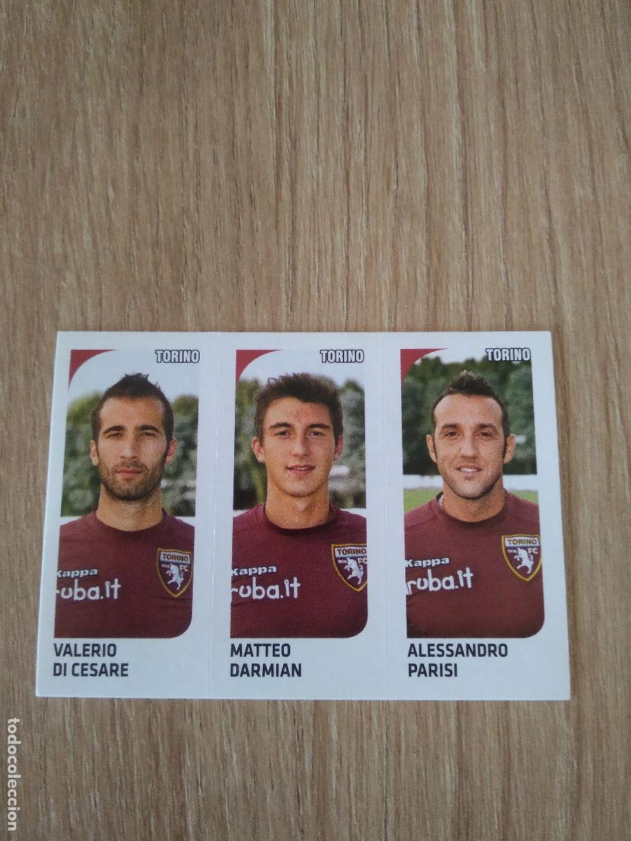 Cromos de f&uacute;tbol: 619 DI CESARE DARMIAN PARISI TORINO CROMO FUTBOL PANINI LIGA ITALIA 2011-2012 CALCIATORI 11-12