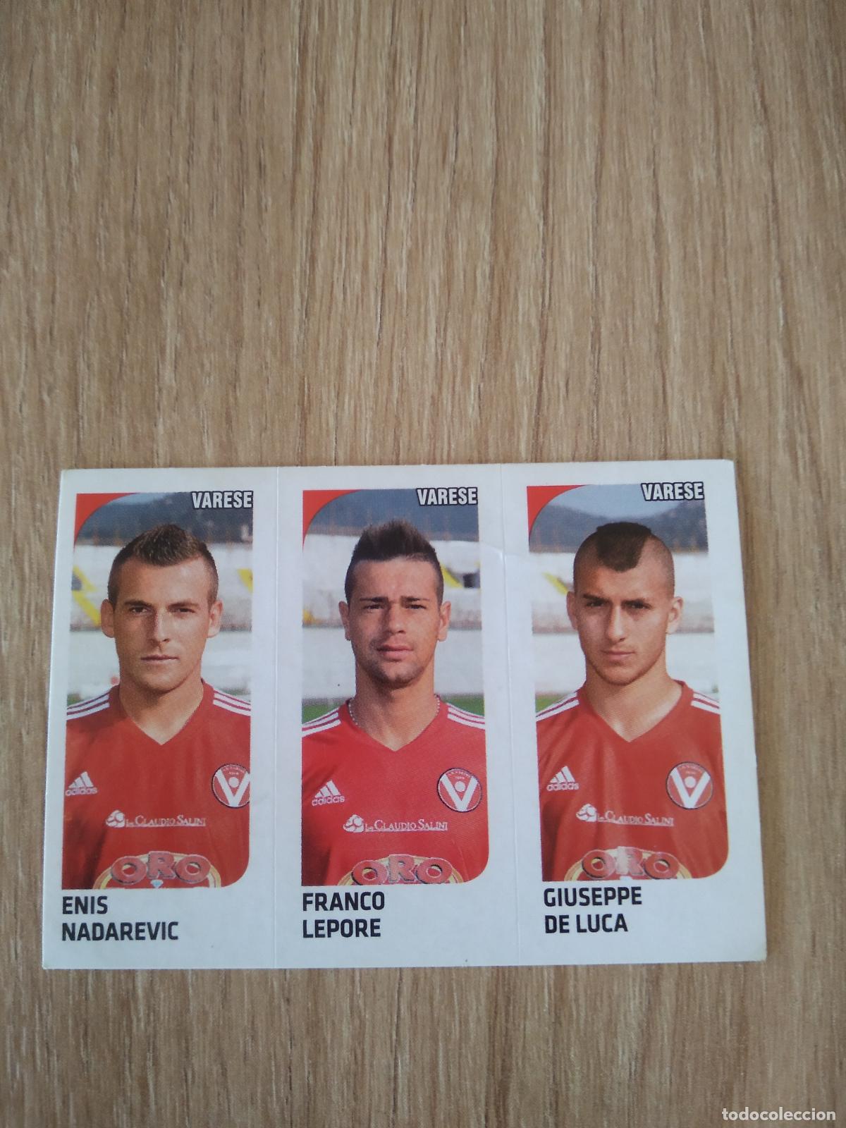 Cromos de f&uacute;tbol: 629 NADAREVIC LEPORE DE LUCA VARESE CROMO FUTBOL PANINI LIGA ITALIA 2011-2012 CALCIATORI 11-12