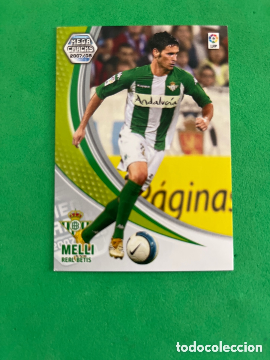 Cromos de f&uacute;tbol: MELLI 76 REAL BETIS MGK 2007 2008 MEGACRACKS 07 08 PANINI NUEVO EN PERFECTO ESTADO
