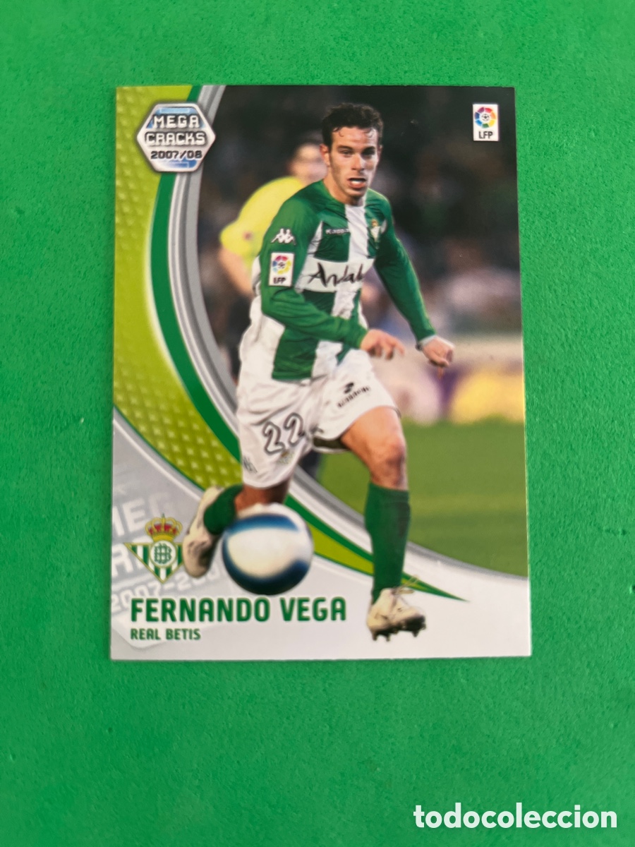 Cromos de f&uacute;tbol: FERNANDO VEGA 79 REAL BETIS MGK 2007 2008 MEGACRACKS 07 08 PANINI NUEVO EN PERFECTO ESTADO