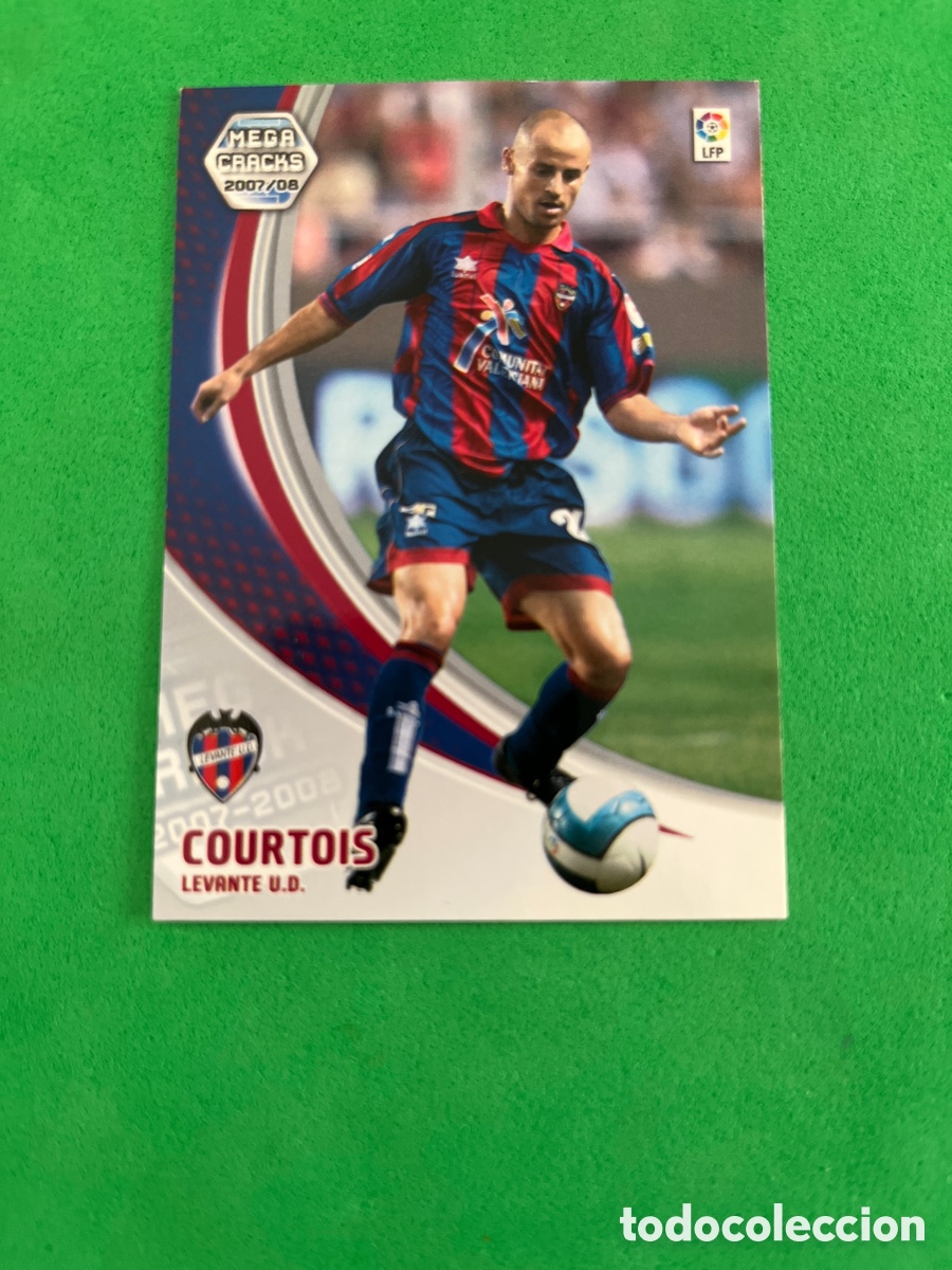 Cromos de f&uacute;tbol: COURTOIS 156 LEVANTE U.D. MGK 2007 2008 MEGACRACKS 07 08 PANINI NUEVO EN PERFECTO ESTADO