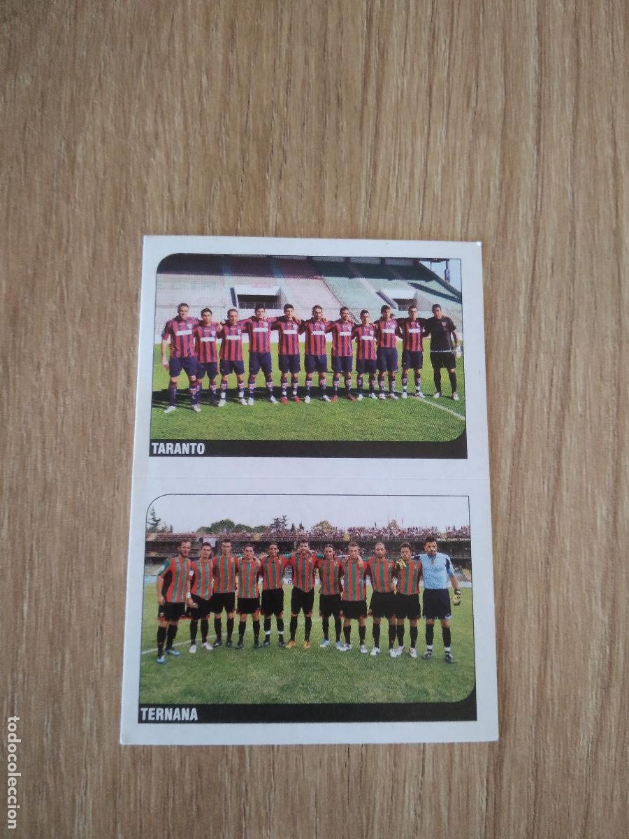 Cromos de f&uacute;tbol: 657 EQUIPO PLANTILLA TARANTO TERNANA CROMO FUTBOL PANINI LIGA ITALIA 2011-2012 CALCIATORI 11-12