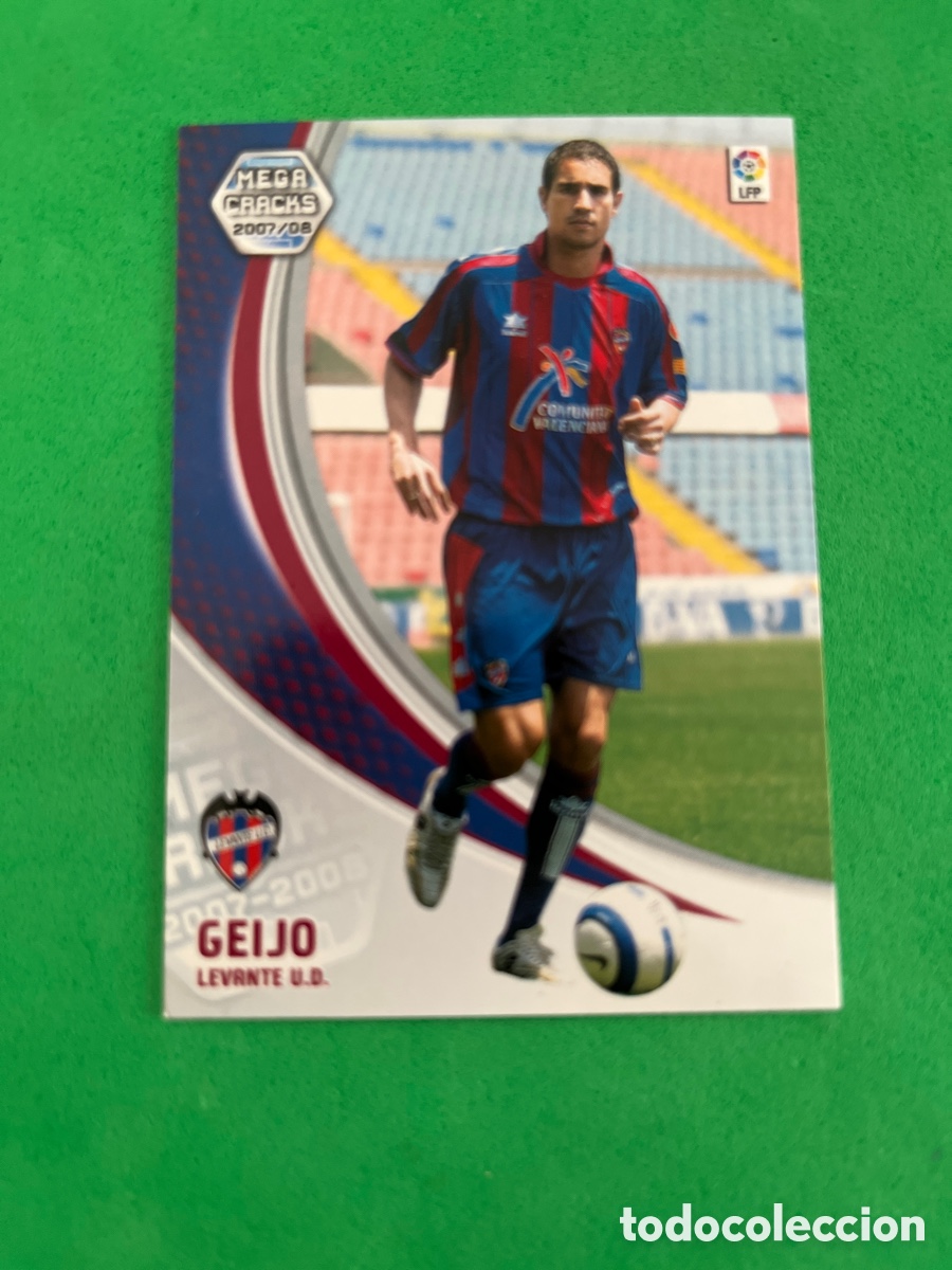 Cromos de f&uacute;tbol: GEIJO 161 LEVANTE U.D. MGK 2007 2008 MEGACRACKS 07 08 PANINI NUEVO EN PERFECTO ESTADO