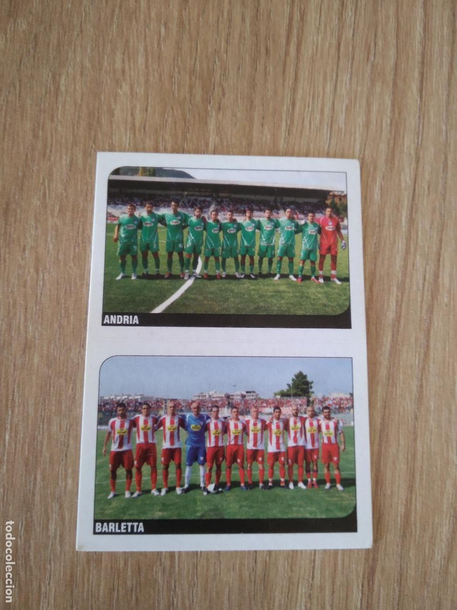 Cromos de f&uacute;tbol: 660 EQUIPO PLANTILLA ANDRIA BARLETTA CROMO FUTBOL PANINI LIGA ITALIA 2011-2012 CALCIATORI 11-12
