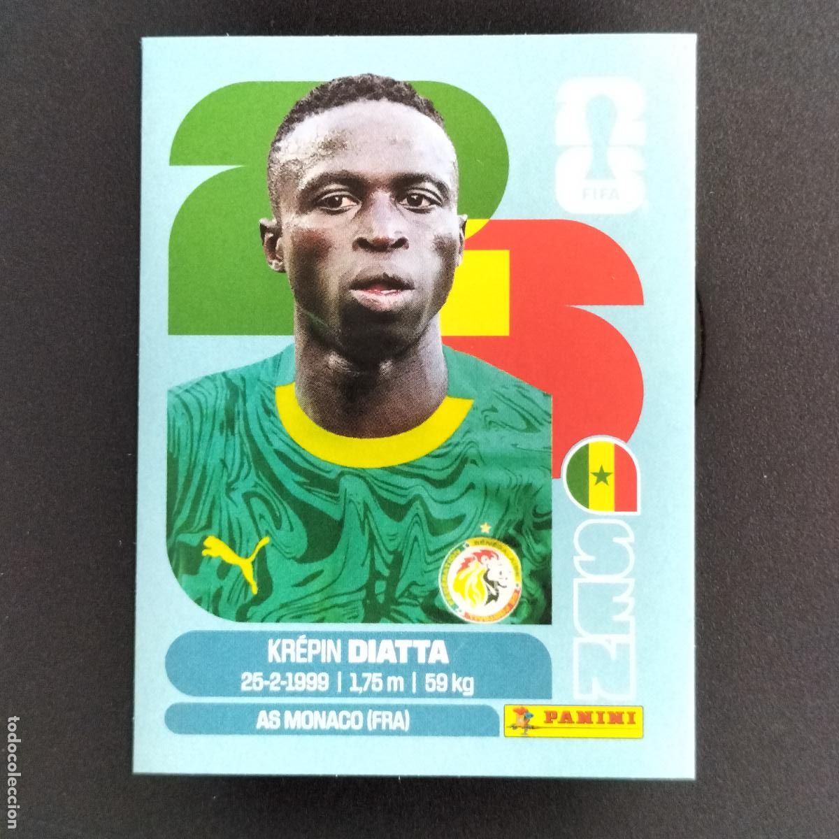 Figurine di Calcio: SEN 20 KREPIN DIATTA SENEGAL CROMOS STICKER MUNDIAL 26 2026 FIFA WORLD CUP PANINI
