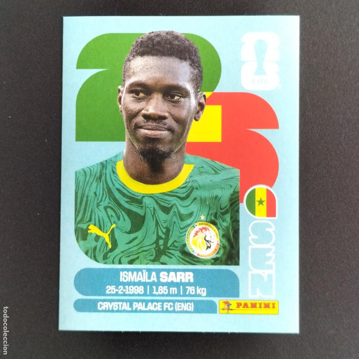 Figurine di Calcio: SEN 16 ISMAILA SARR SENEGAL CROMOS STICKER MUNDIAL 26 2026 FIFA WORLD CUP PANINI