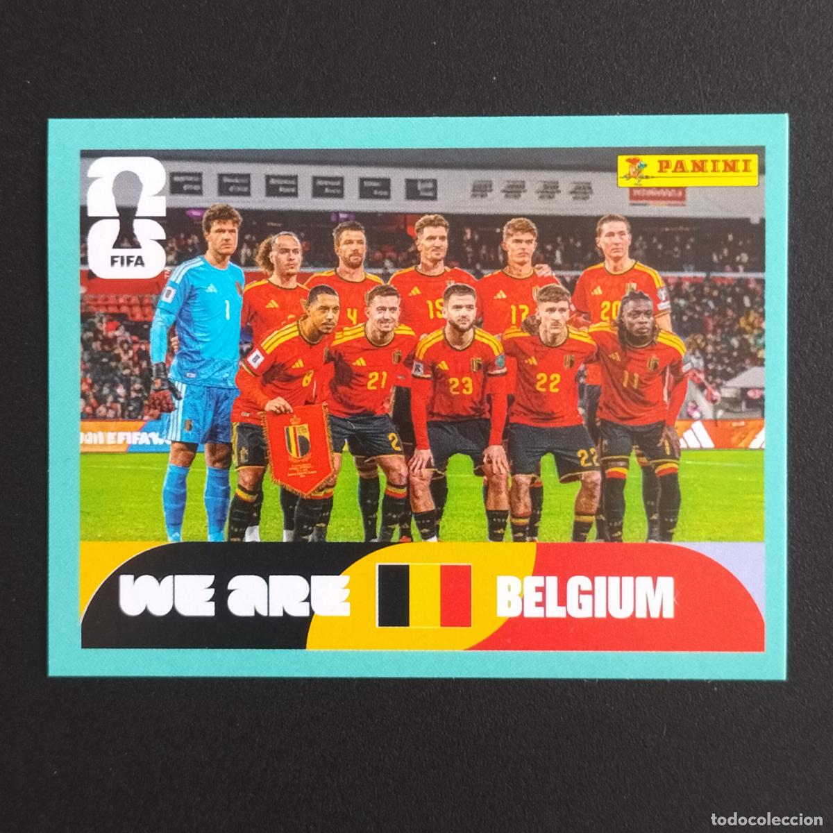 Fu&szlig;ball-Sticker: BEL 13 SELECCION EQUIPO BELGICA CROMOS STICKER MUNDIAL 26 2026 FIFA WORLD CUP PANINI