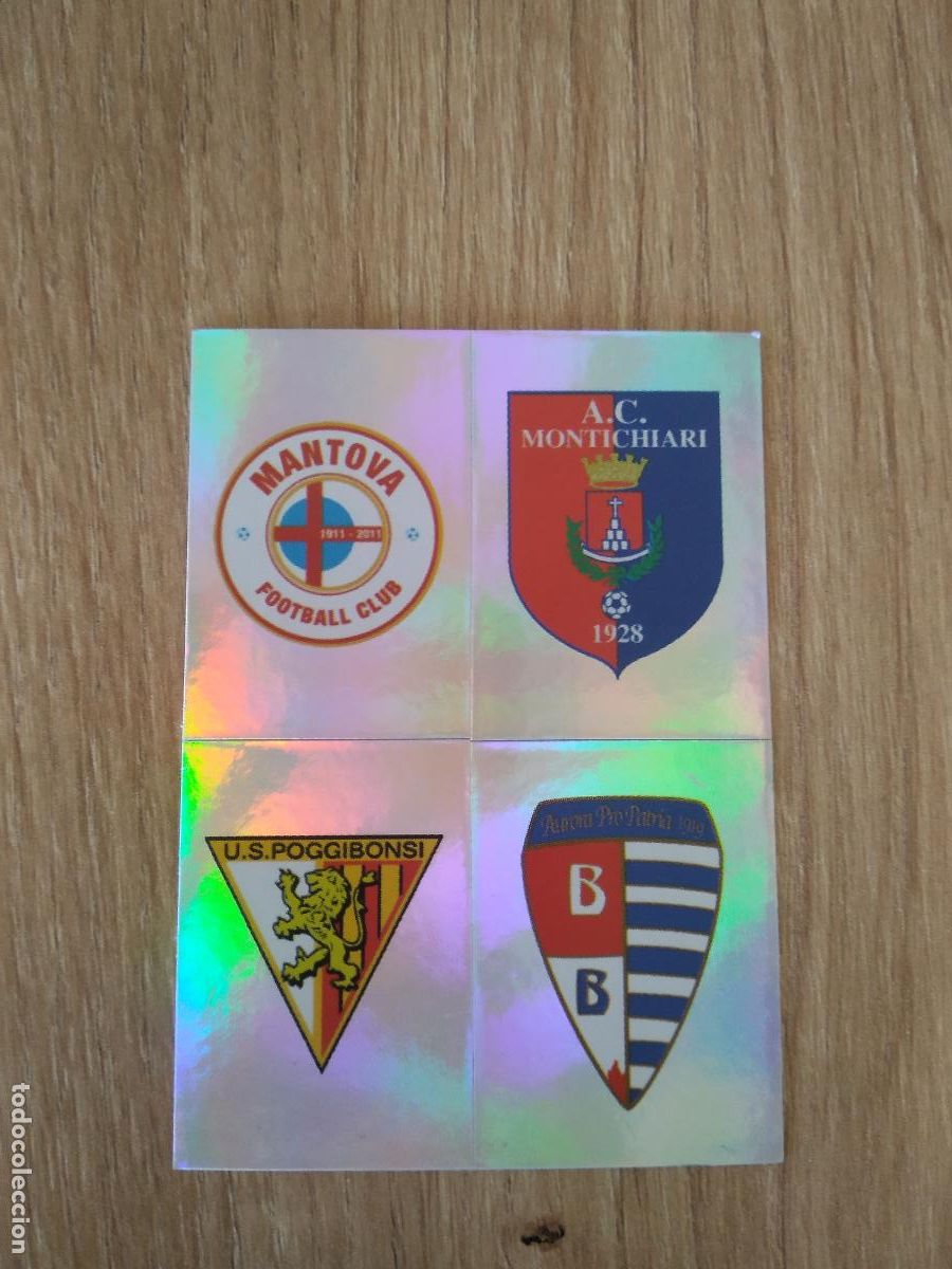 Fu&szlig;ball-Sticker: 675 MANTOVA MONTICHIARI POGGIBONSI AURORA CROMO FUTBOL PANINI LIGA ITALIA 2011-2012 CALCIATORI 11-12