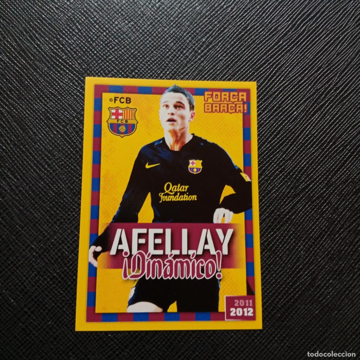 Fu&szlig;ball-Sticker: 163 AFELLAY BARCELONA PANINI COLECCION OFICIAL 2011 2012 CROMO 11 12 - SIN PEGAR - A155 PG13