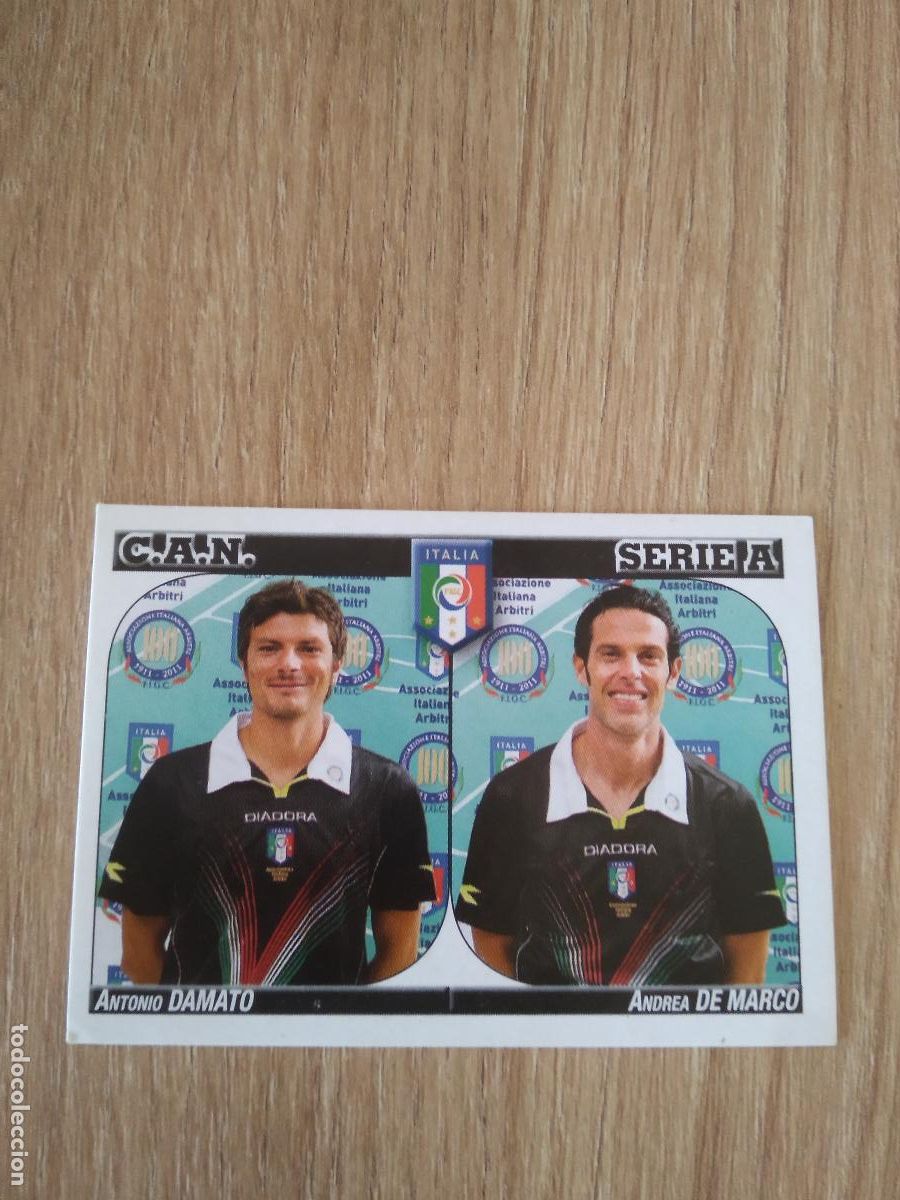 Fu&szlig;ball-Sticker: A4 ANTONIO DAMATO ANDREA DE MARCO CROMO FUTBOL PANINI LIGA ITALIA 2011-2012 CALCIATORI 11-12