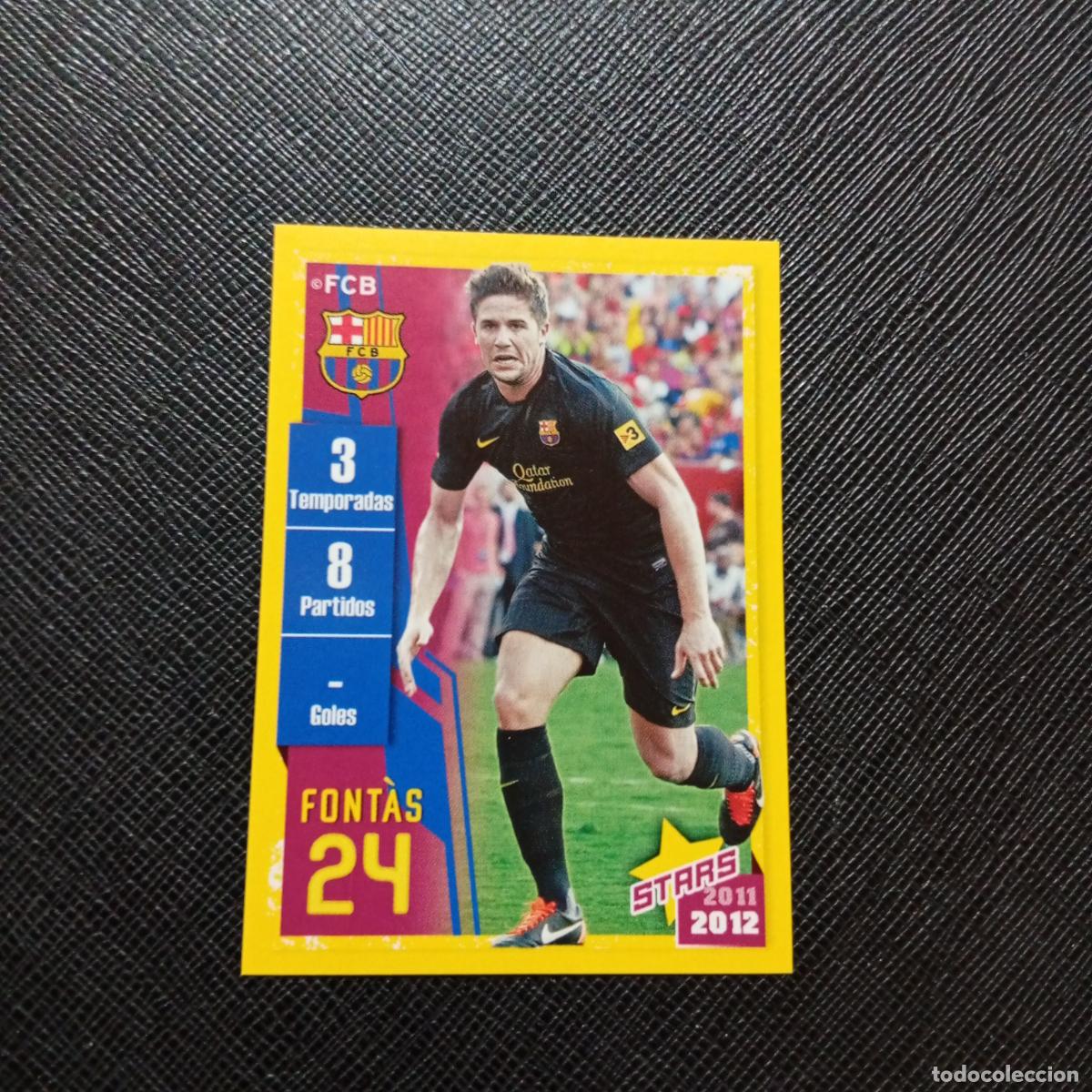Fu&szlig;ball-Sticker: 53 FONTAS BARCELONA PANINI COLECCION OFICIAL 2011 2012 CROMO 11 12 - SIN PEGAR - A155 PG13