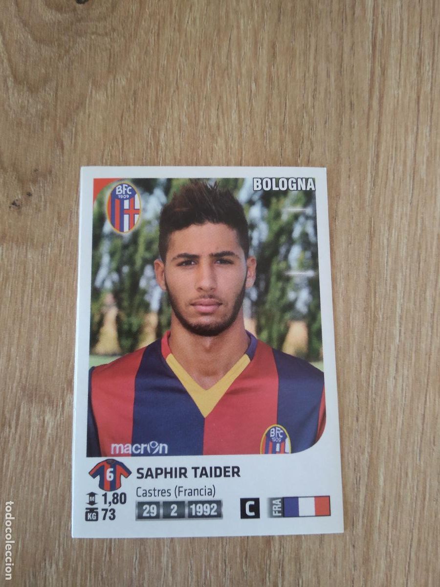 Fu&szlig;ball-Sticker: A10 SAPHIR TAIDER BOLOGNA CROMO FUTBOL PANINI LIGA ITALIA 2011-2012 CALCIATORI 11-12