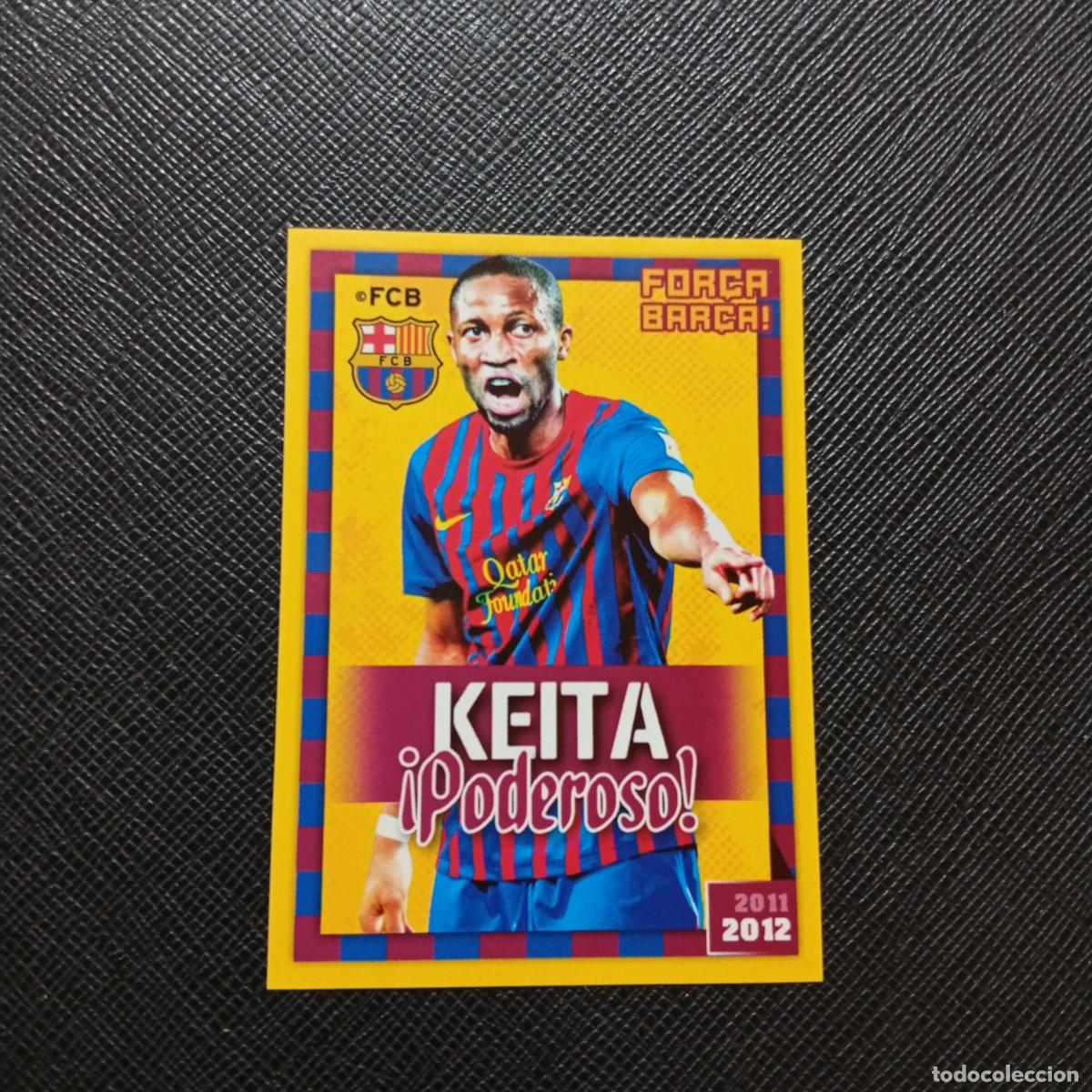 Fu&szlig;ball-Sticker: 84 KEITA BARCELONA PANINI COLECCION OFICIAL 2011 2012 CROMO 11 12 - SIN PEGAR - A155 PG13