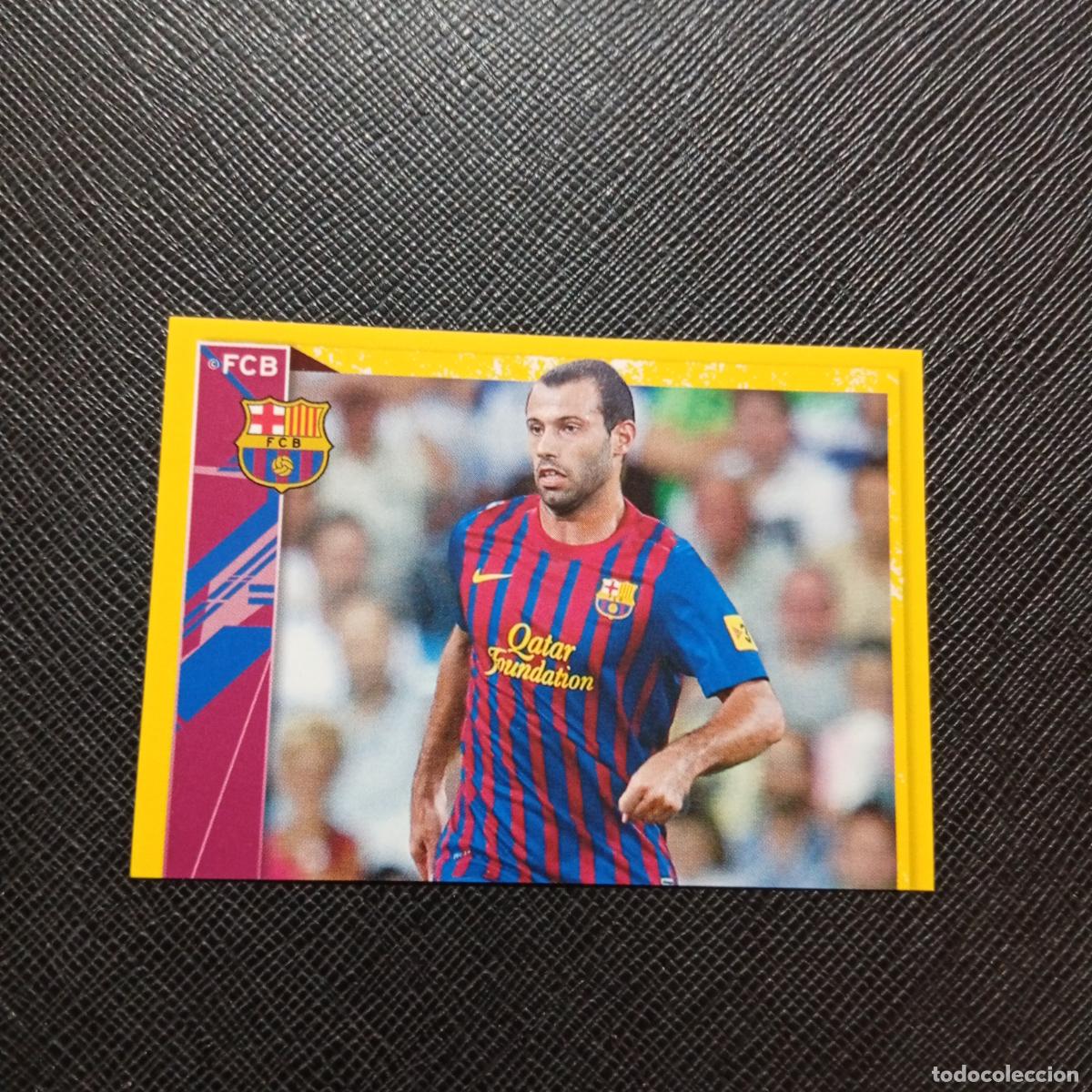 Fu&szlig;ball-Sticker: 69 MASCHERANO BARCELONA PANINI COLECCION OFICIAL 2011 2012 CROMO 11 12 - SIN PEGAR - A155 PG14