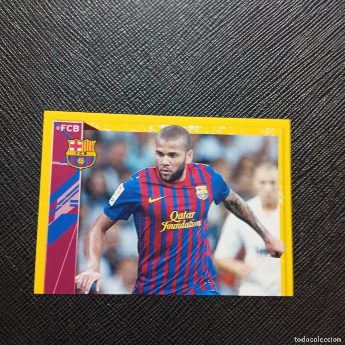 Fu&szlig;ball-Sticker: 33 DANI ALVES BARCELONA PANINI COLECCION OFICIAL 2011 2012 CROMO 11 12 - SIN PEGAR - A155 PG14
