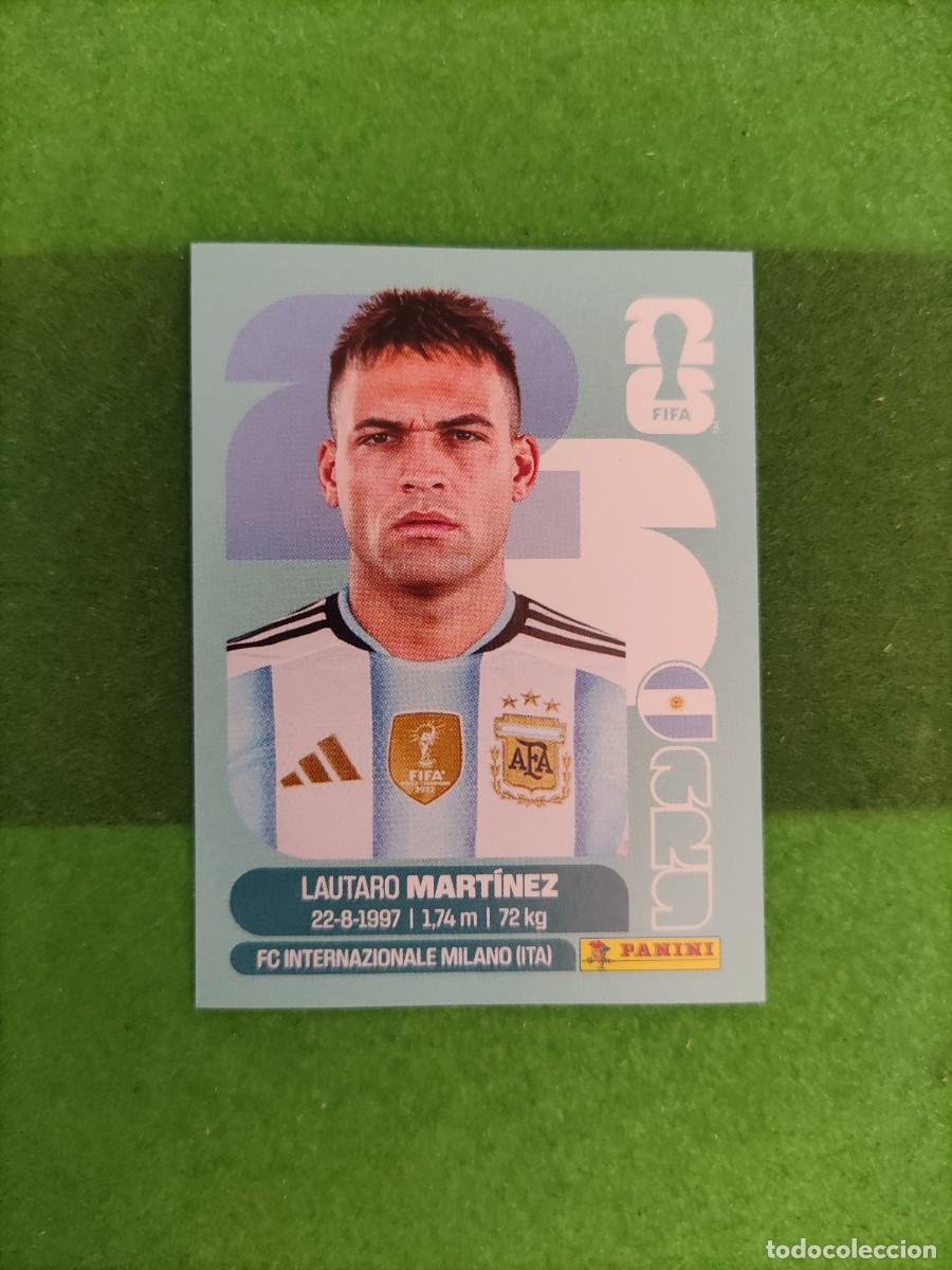 Cromos de Futebol: Lautaro Mart&iacute;nez Argentina ARG 18 Sticker Mundial 2026 FIFA World Cup / Sin pegar