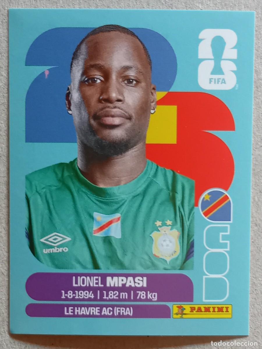 Fu&szlig;ball-Sticker: Figurina Panini 2026 Cromo Fifa World Cup Usa Mundial 2026 Lionel Mpasi Congo n COD 2