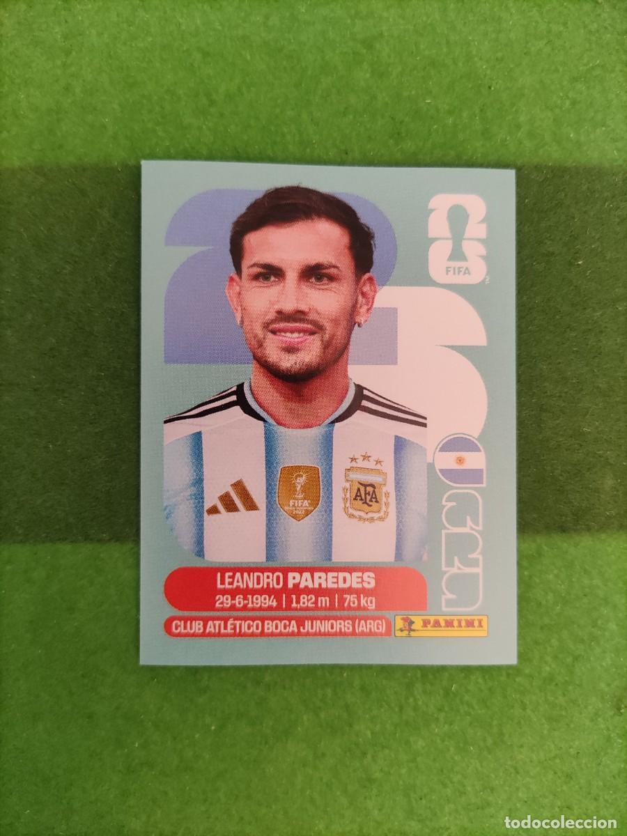 Cromos de Futebol: Paredes Argentina ARG 12 Sticker Mundial 2026 FIFA World Cup / Sin pegar