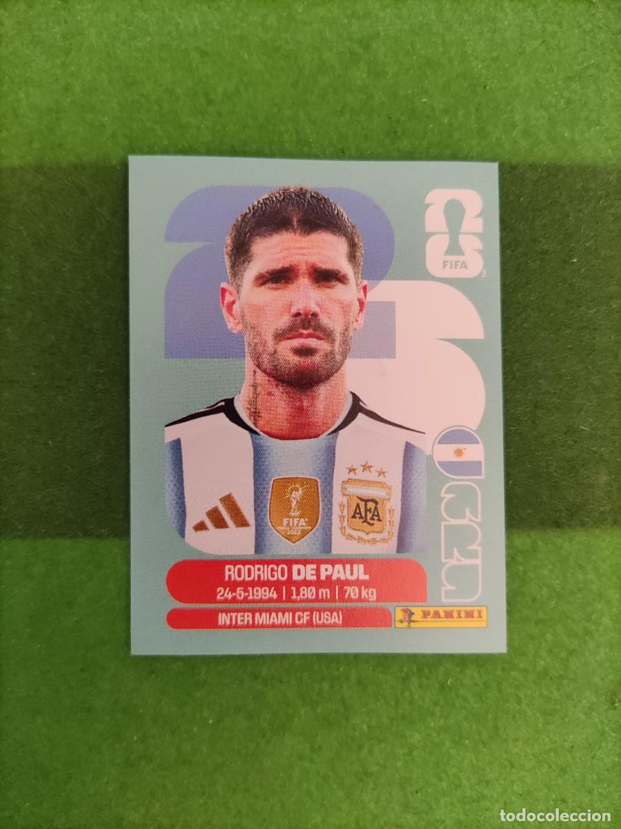 Cartes &agrave; collectionner de Football: De Paul Argentina ARG 10 Sticker Mundial 2026 FIFA World Cup / Sin pegar