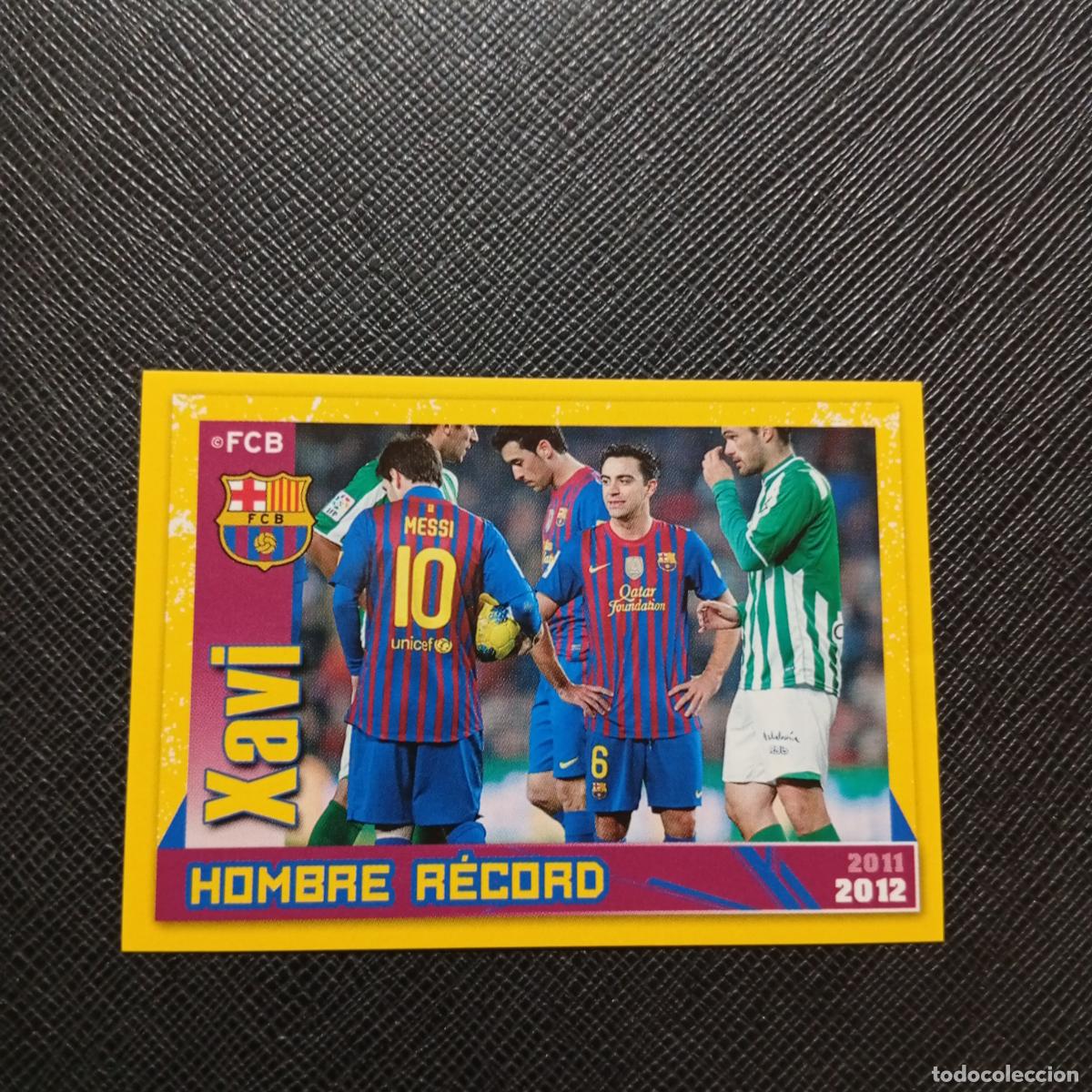 Cromos de f&uacute;tbol: 122 XAVI MESSI BARCELONA PANINI COLECCION OFICIAL 2011 2012 CROMO 11 12 - SIN PEGAR - A155 PG15