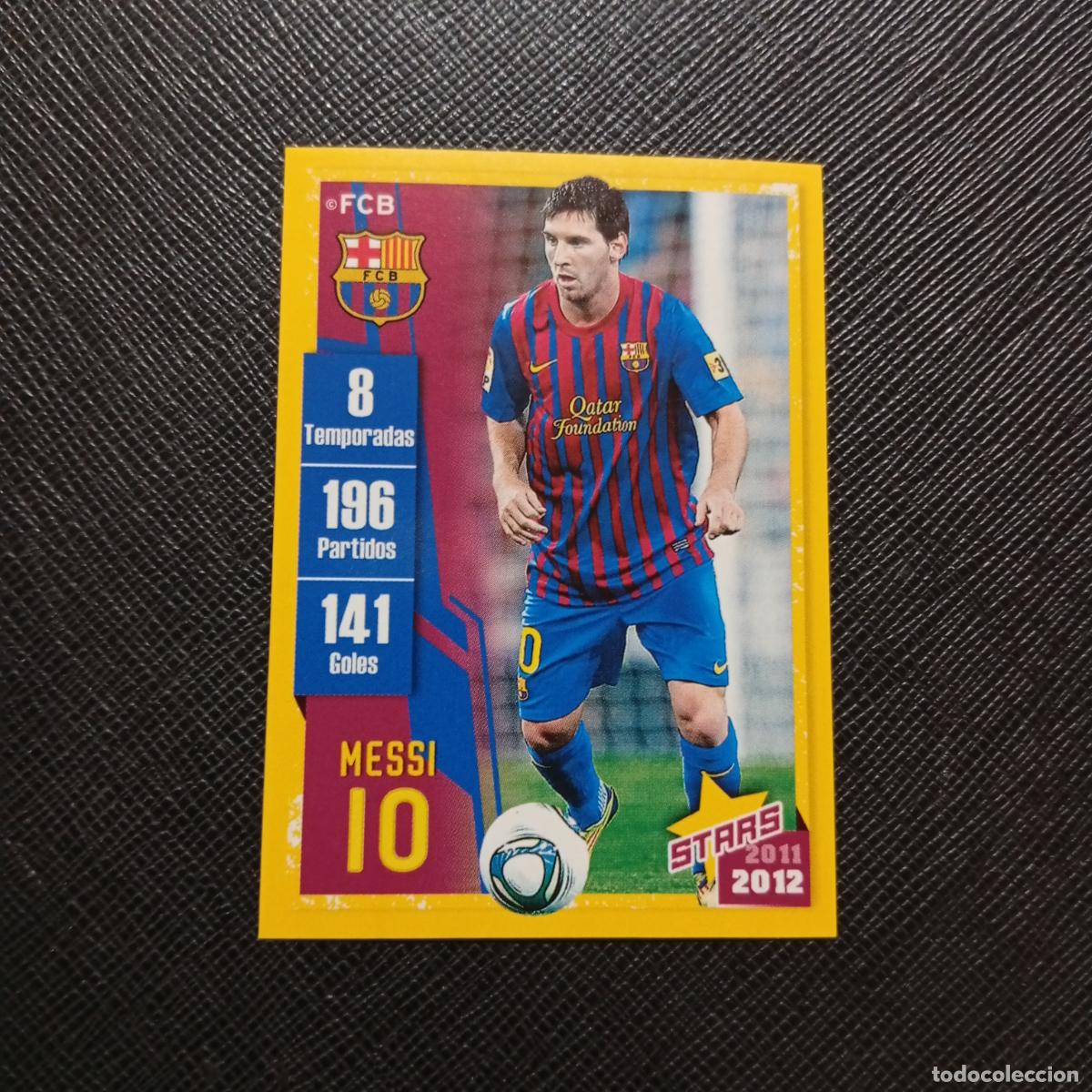 Cromos de f&uacute;tbol: 138 MESSI BARCELONA PANINI COLECCION OFICIAL 2011 2012 CROMO 11 12 - SIN PEGAR - A155 PG15