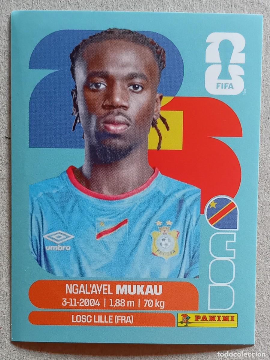 Figurine di Calcio: Figurina Panini 2026 Cromo World Cup Usa Mundial 2026 Ngal'ayel Mukau Congo n COD 9