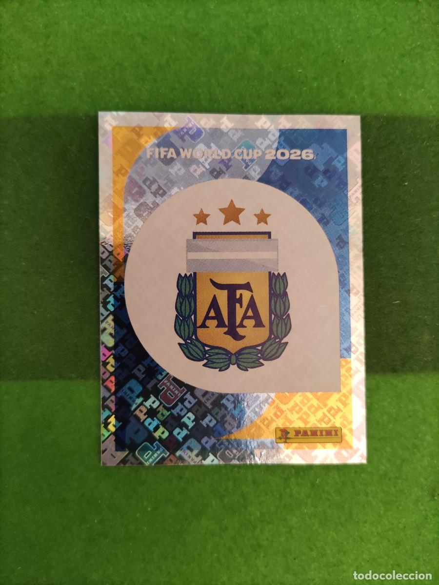 Fu&szlig;ball-Sticker: Escudo Argentina ARG 1 Sticker Mundial 2026 FIFA World Cup / Sin pegar