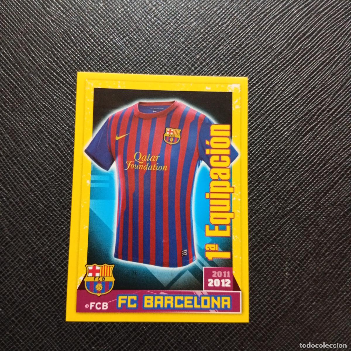 Fu&szlig;ball-Sticker: 5 CAMISETA BARCELONA PANINI COLECCION OFICIAL 2011 2012 CROMO 11 12 - SIN PEGAR - A155 PG15