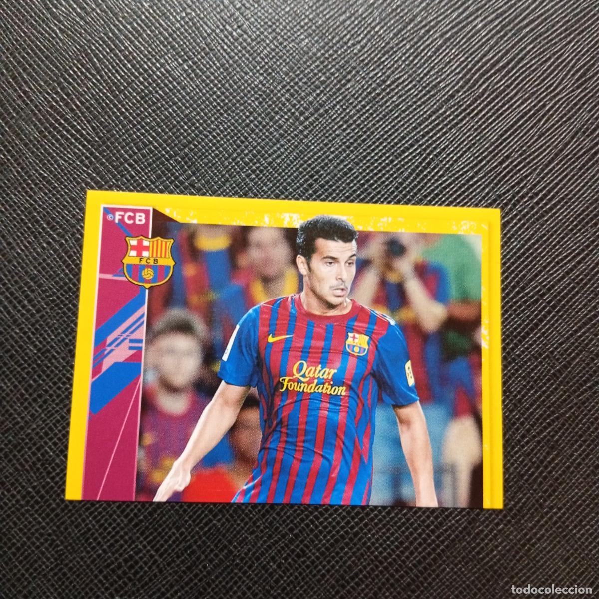 Fu&szlig;ball-Sticker: 154 PEDRO BARCELONA PANINI COLECCION OFICIAL 2011 2012 CROMO 11 12 - SIN PEGAR - A155 PG16