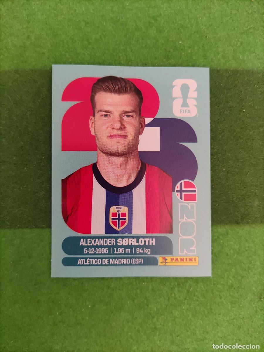 Fu&szlig;ball-Sticker: S&oslash;rloth Noruega NOR 16 Sticker Mundial 2026 FIFA World Cup / Sin pegar