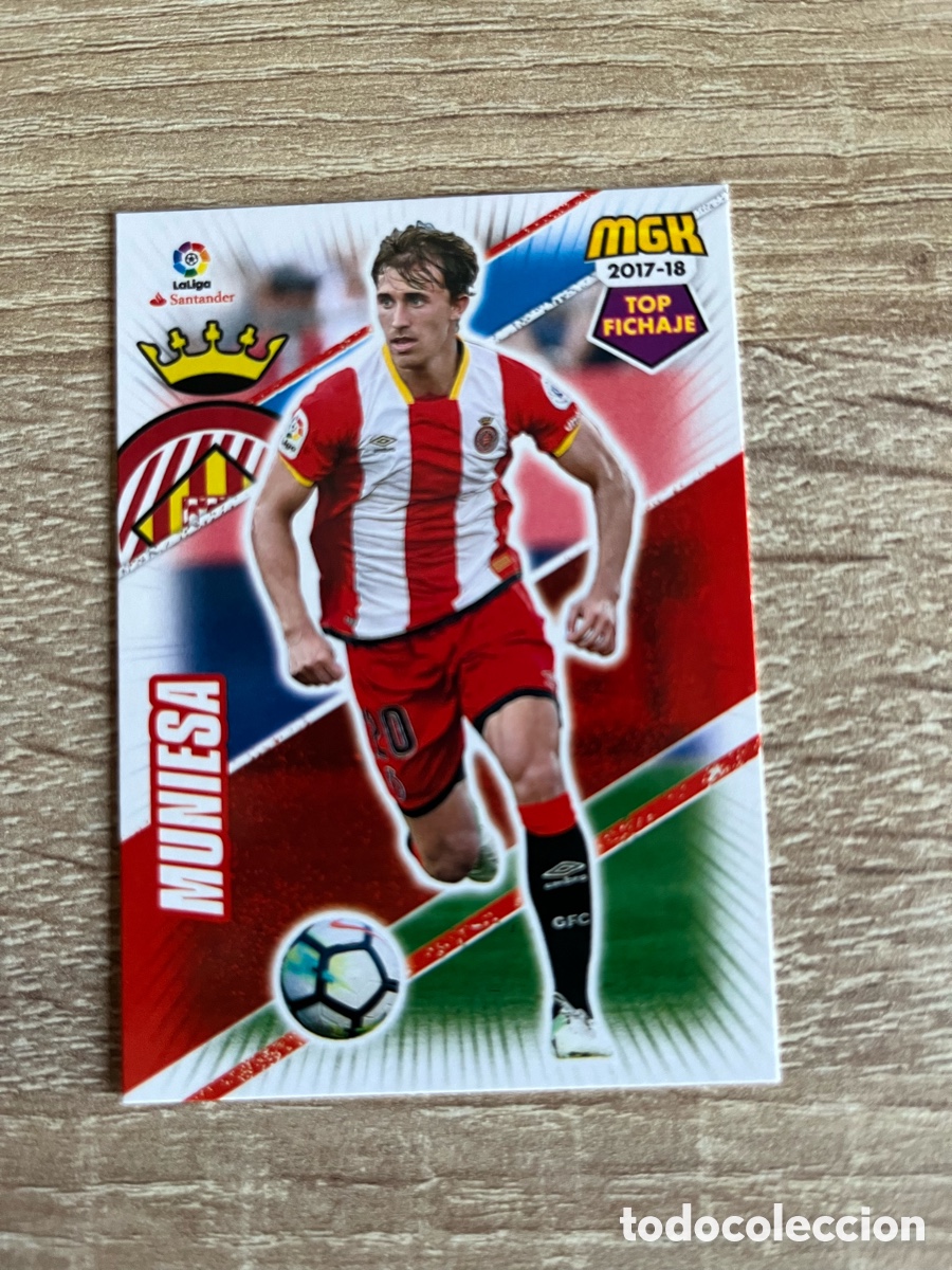 Figurine di Calcio: 289 MUNIESA TOP FICHAJE MEGACRACKS MGK 2017 2018 17 18 GIRONA