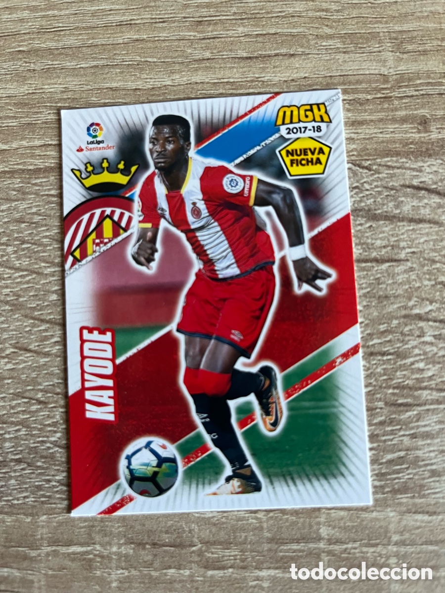 Figurine di Calcio: 287 BIS KAYODE NUEVA FICHA MEGACRACKS MGK 2017 2018 17 18 GIRONA