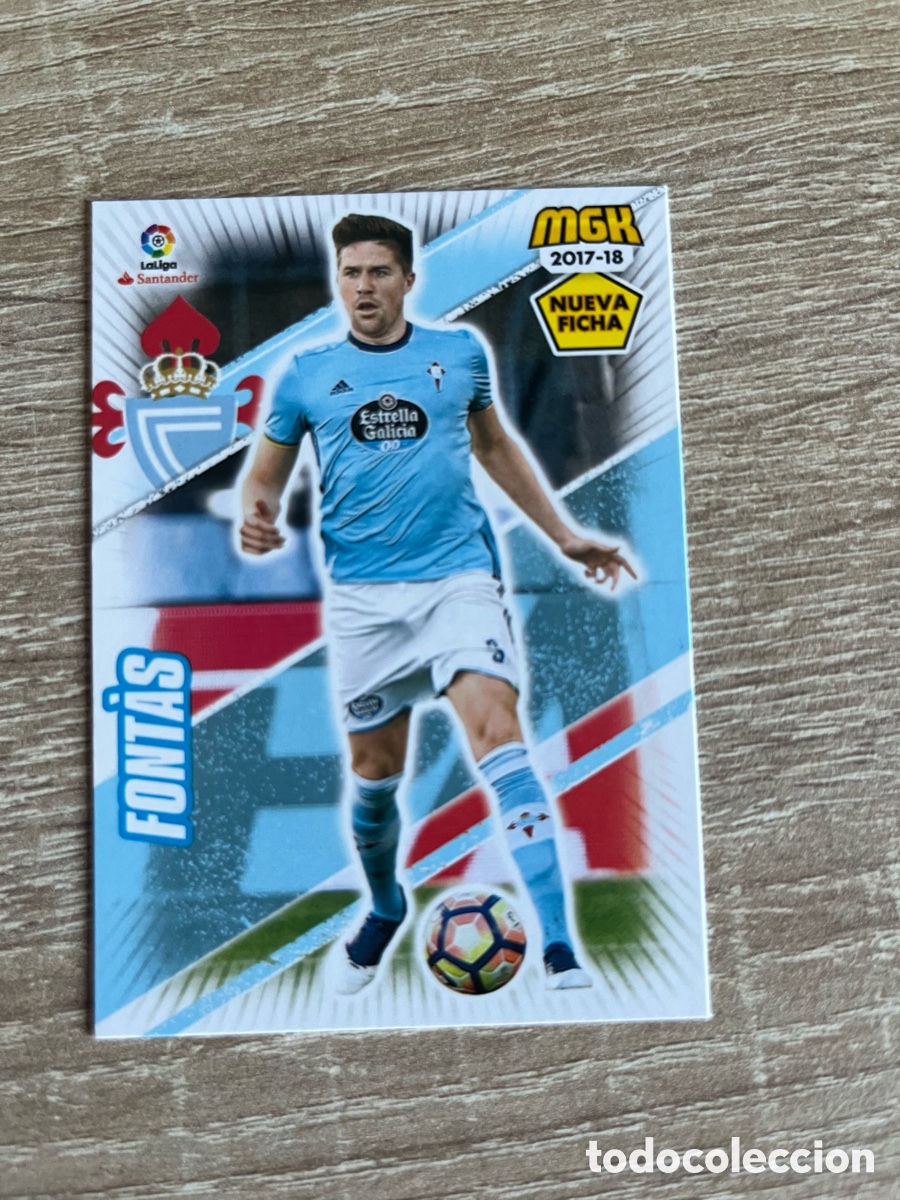 Cromos de f&uacute;tbol: 145 BIS FONT&Aacute;S NUEVA FICHA MEGACRACKS MGK 2017 2018 17 18 CELTA DE VIGO