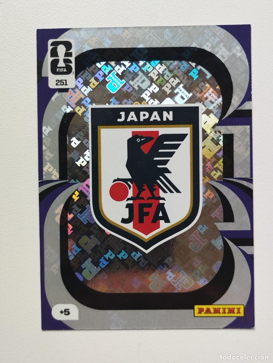 Cromos de f&uacute;tbol: CROMO CARD ADRENALYN PANINI MUNDIAL WORLD CUP 2026 ESCUDO 251 JAPON