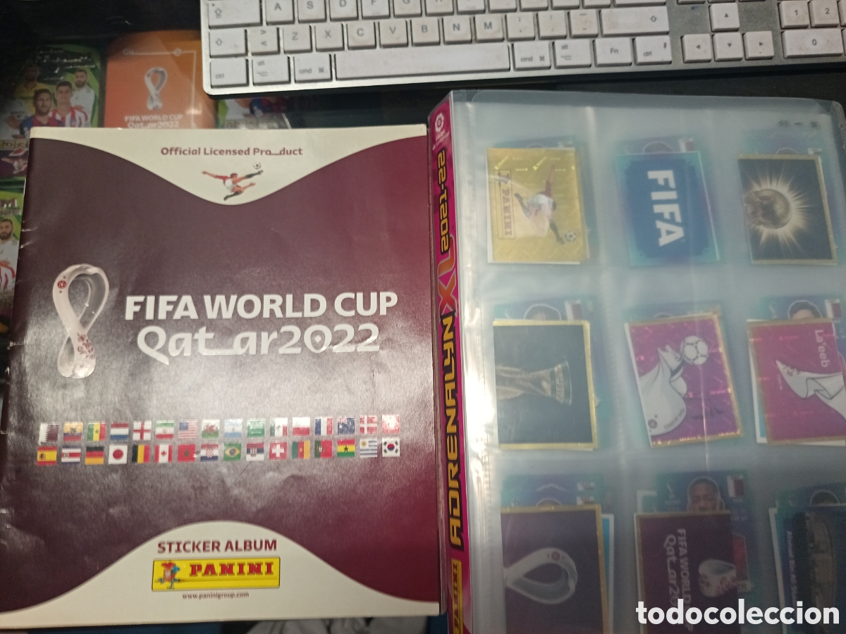 Cromos de f&uacute;tbol: Mundial Qatar completo 2022
