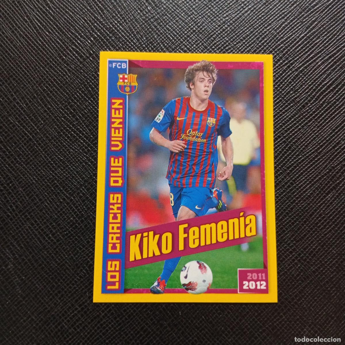 Cromos de f&uacute;tbol: 197 KIKO FEMENIA BARCELONA PANINI COLECCION OFICIAL 2011 2012 CROMO 11 12 - SIN PEGAR - A155 PG20