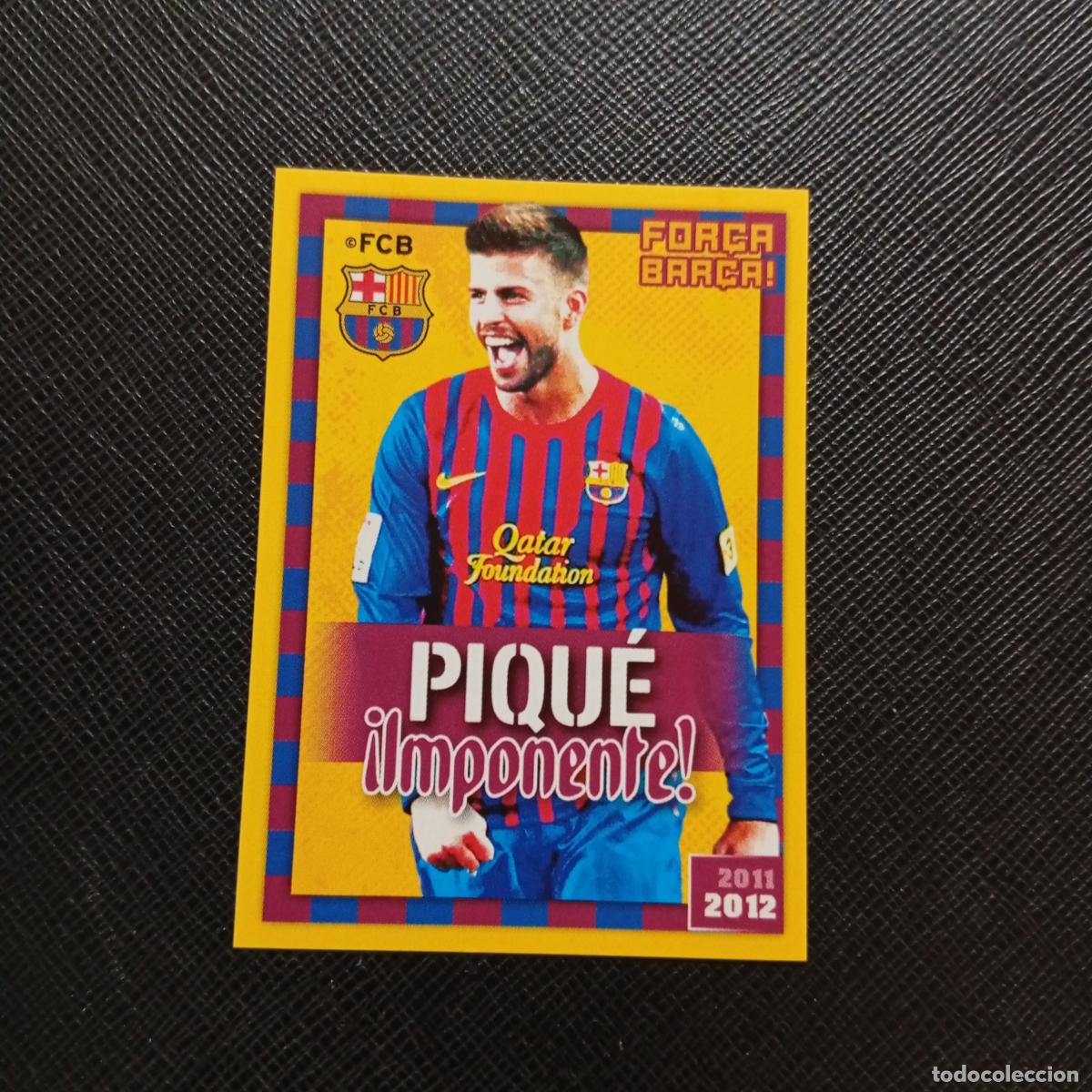 Cromos de f&uacute;tbol: 42 PIQUE BARCELONA PANINI COLECCION OFICIAL 2011 2012 CROMO 11 12 - SIN PEGAR - A155 PG20